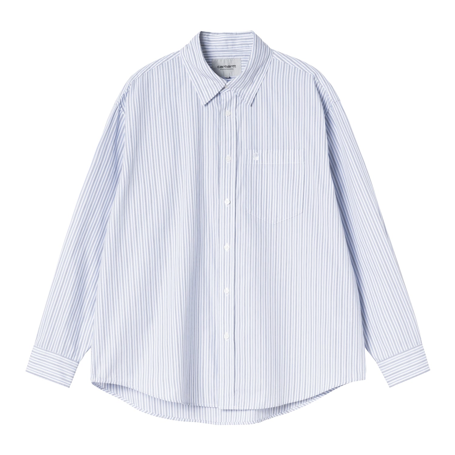L/S Keene Shirt - Keene Stripe, White