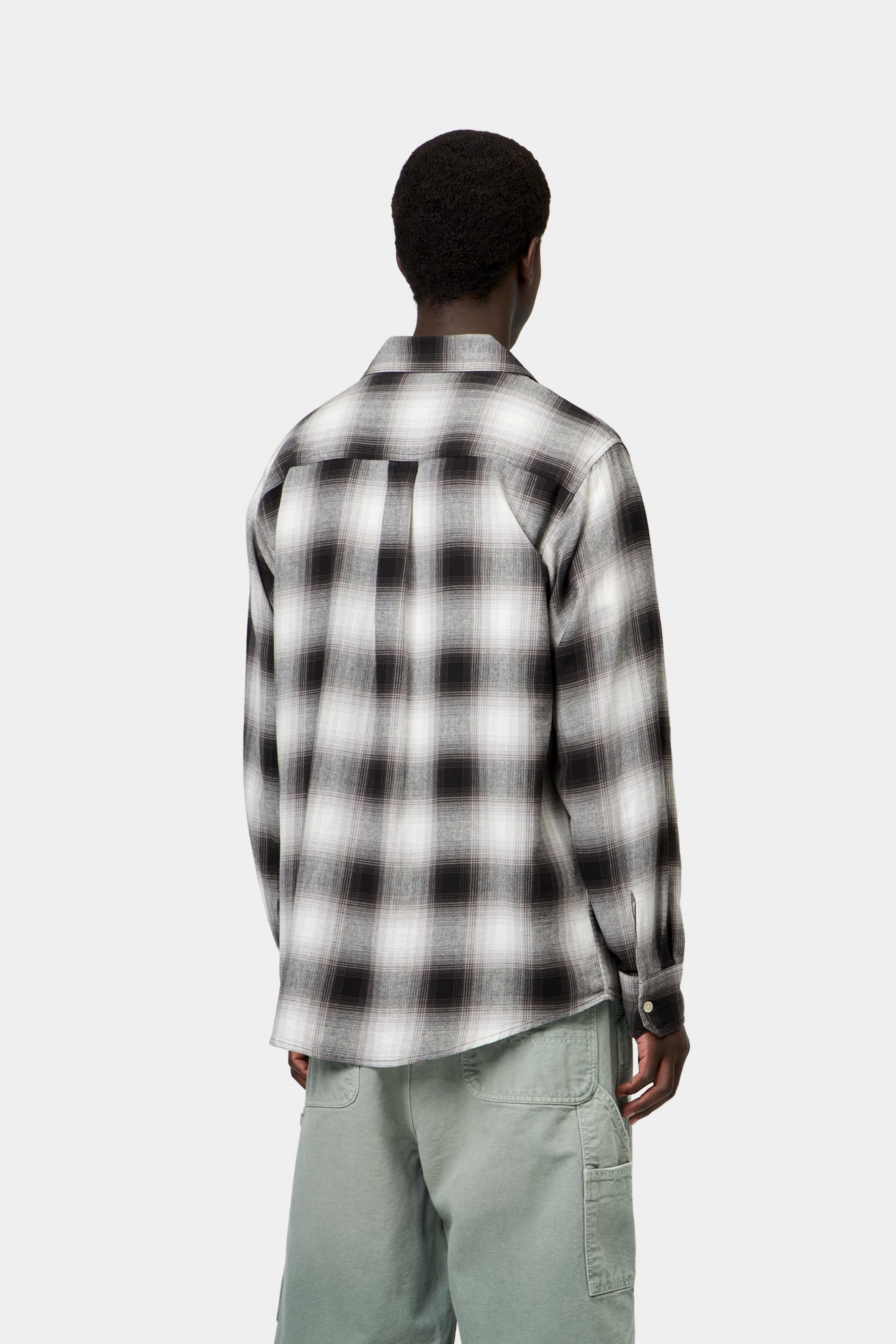 L/S Tyers Shirt - Tyers Check, Black 3