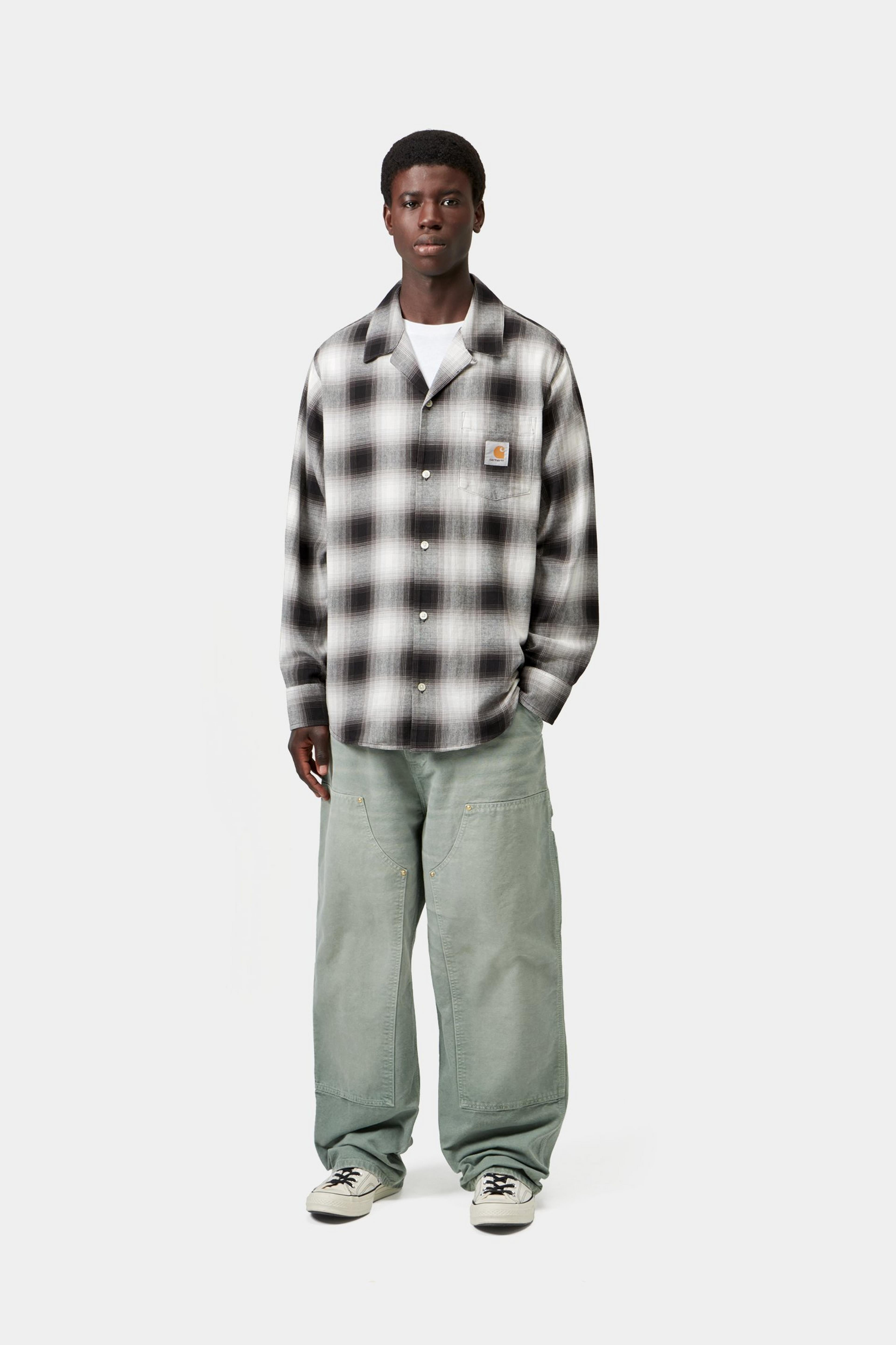 L/S Tyers Shirt - Tyers Check, Black