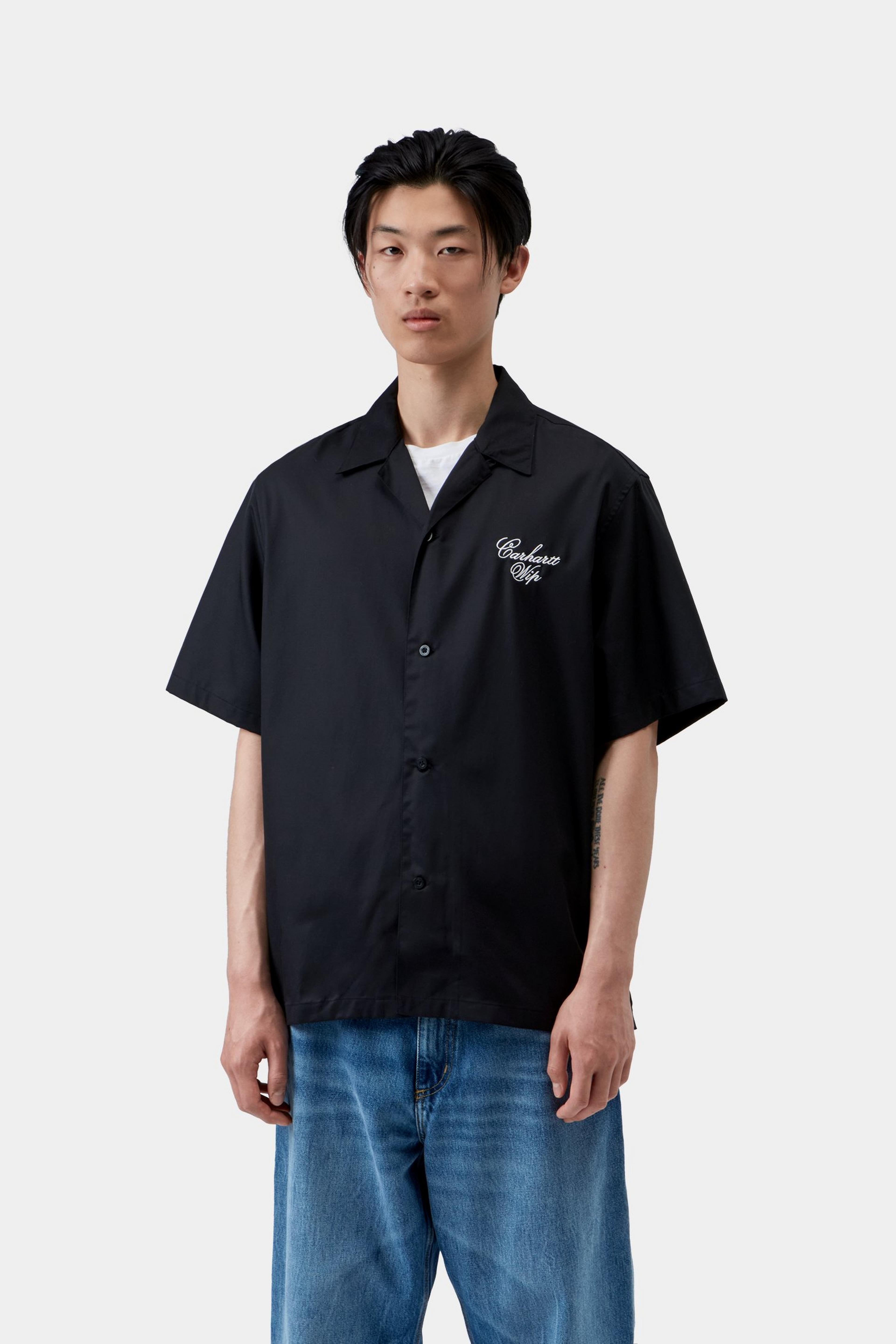 S/S Travon Shirt - Black / Wax