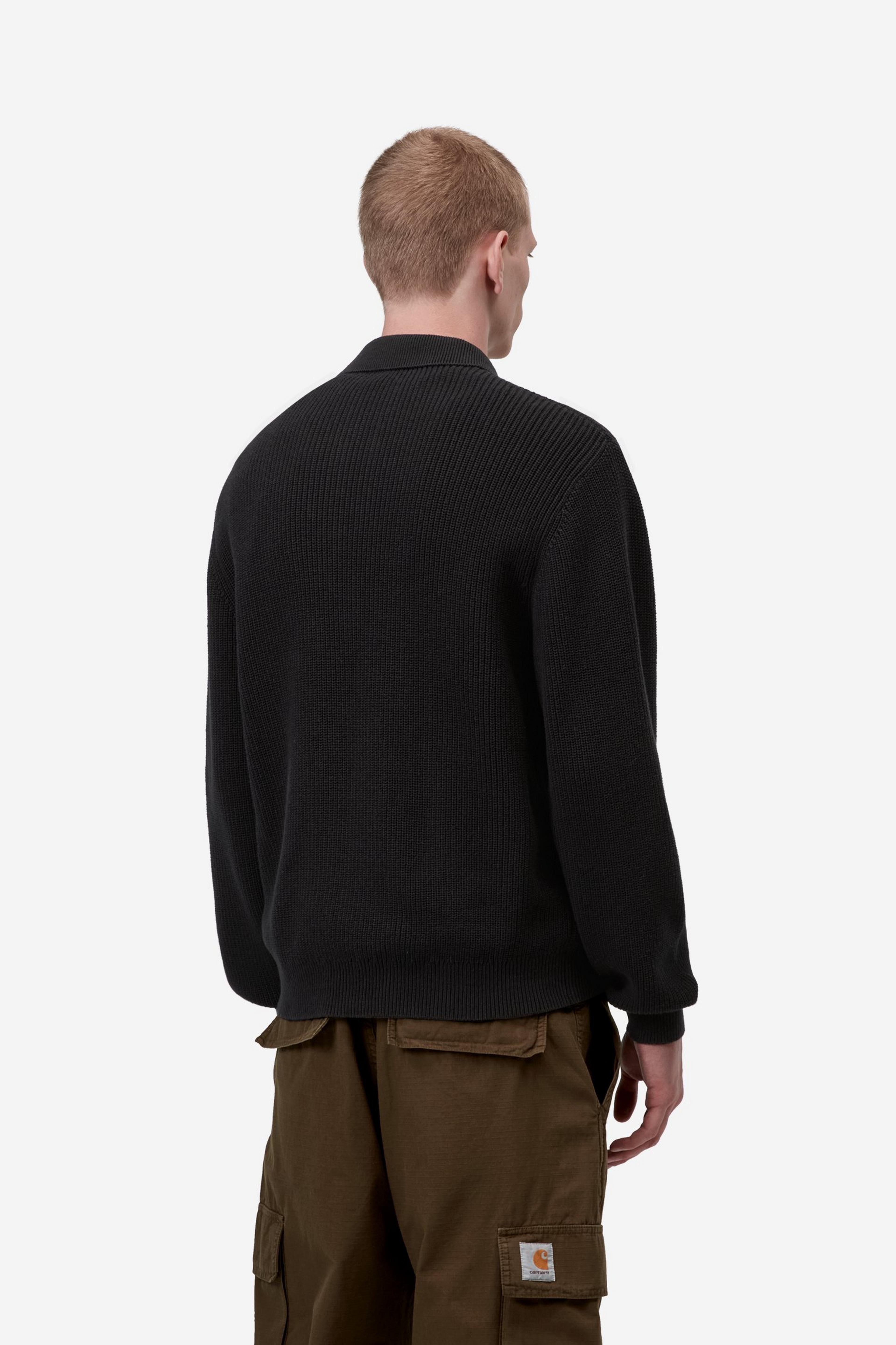 L/S Miles Polo - Black 3