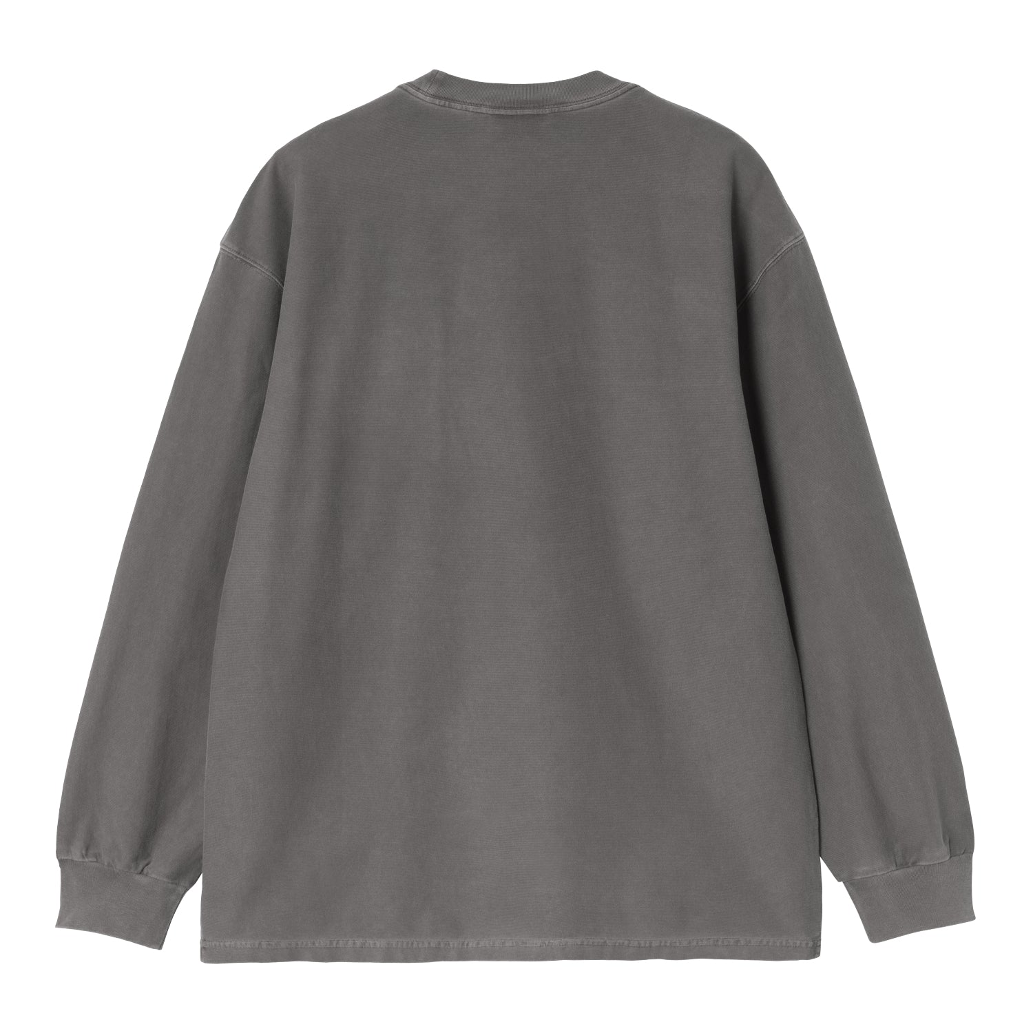 L/S Loose Pocket T-Shirt - Black, Garment dyed 5