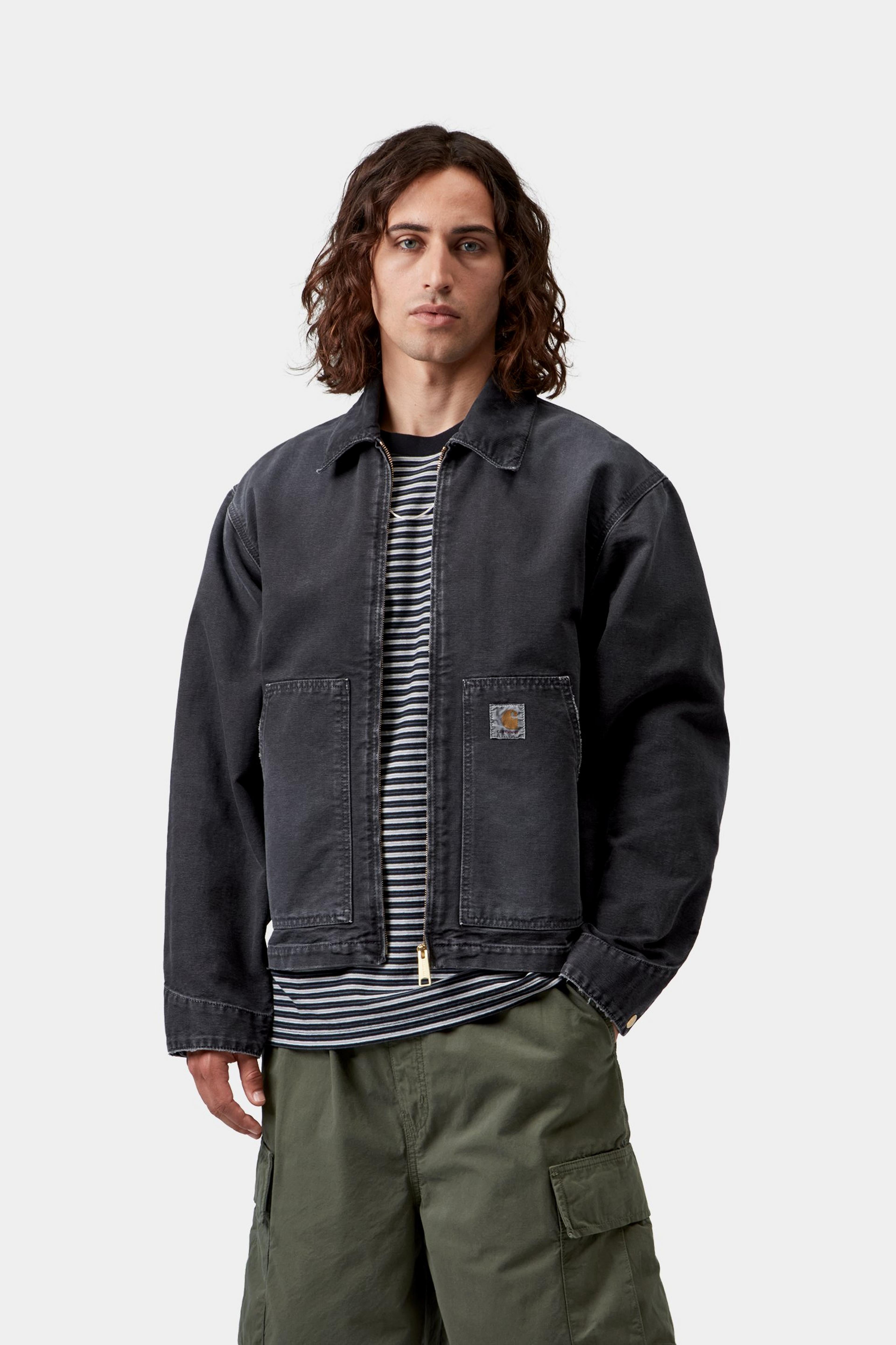 OG Arcan Jacket - Black / Black, Destroy wash