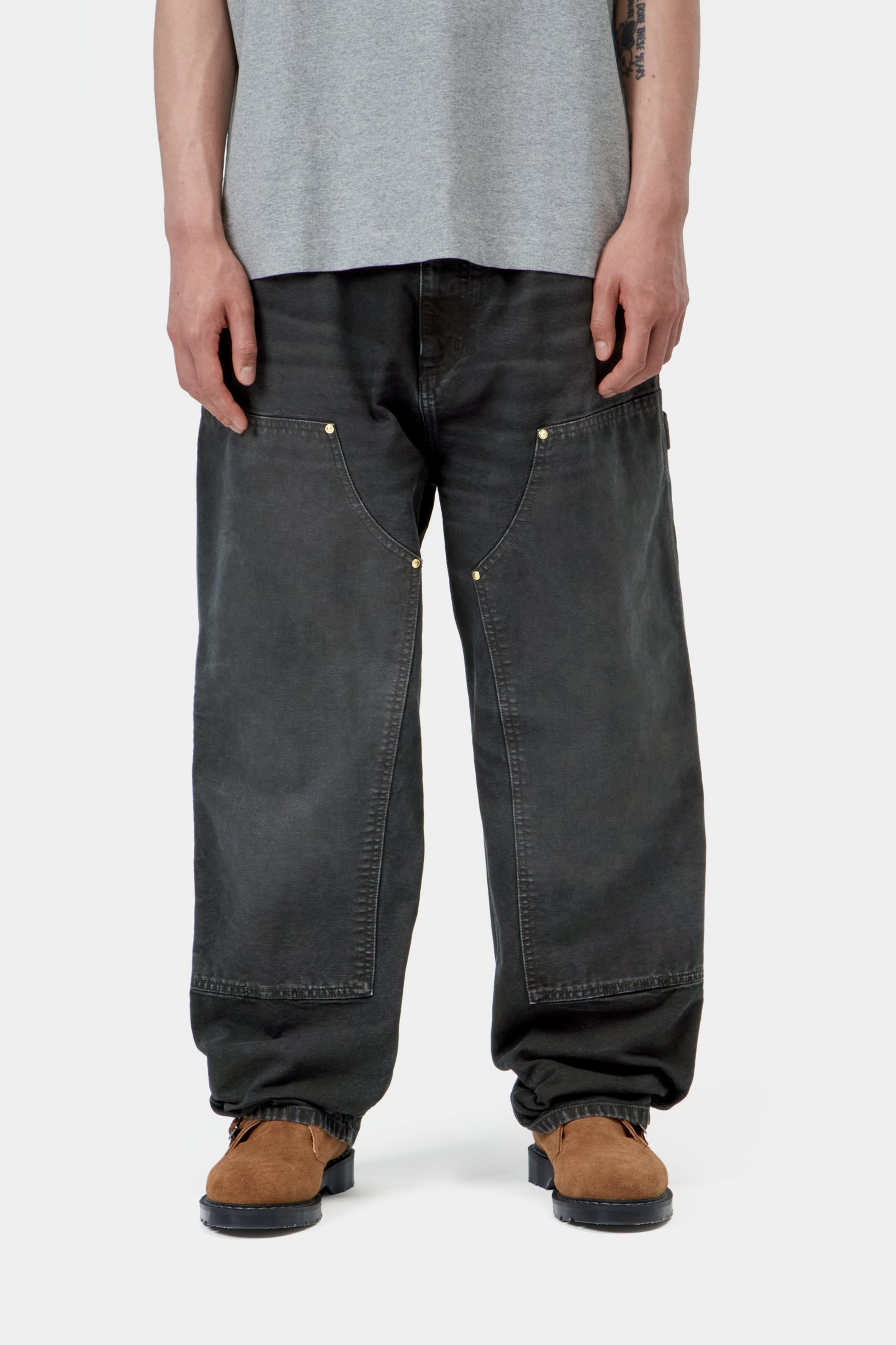 OG Double Knee Pant - Black (destroy wash)