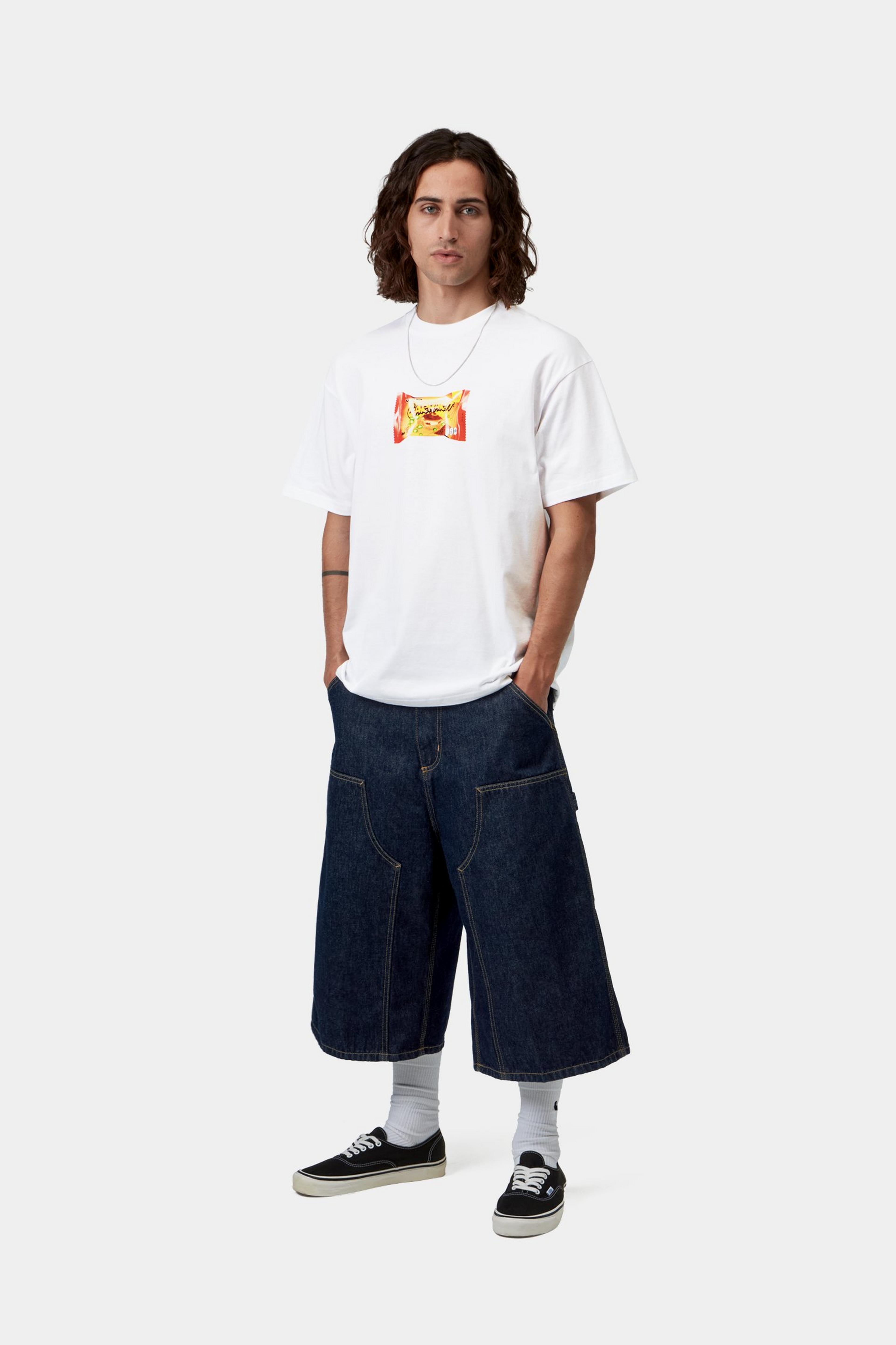 S/S Road Side Snack T-Shirt - White