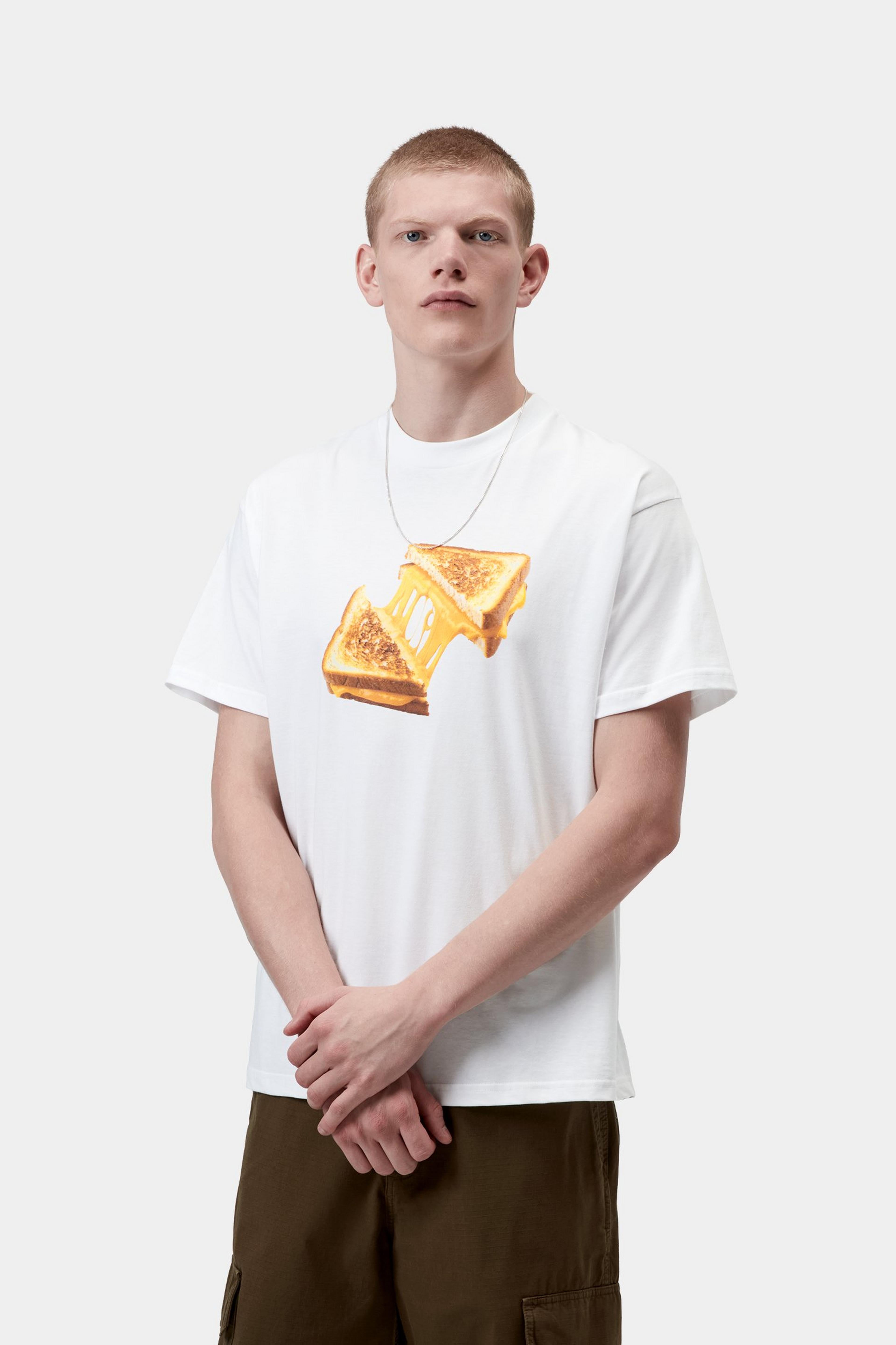S/S Cheese Toast T-Shirt - White