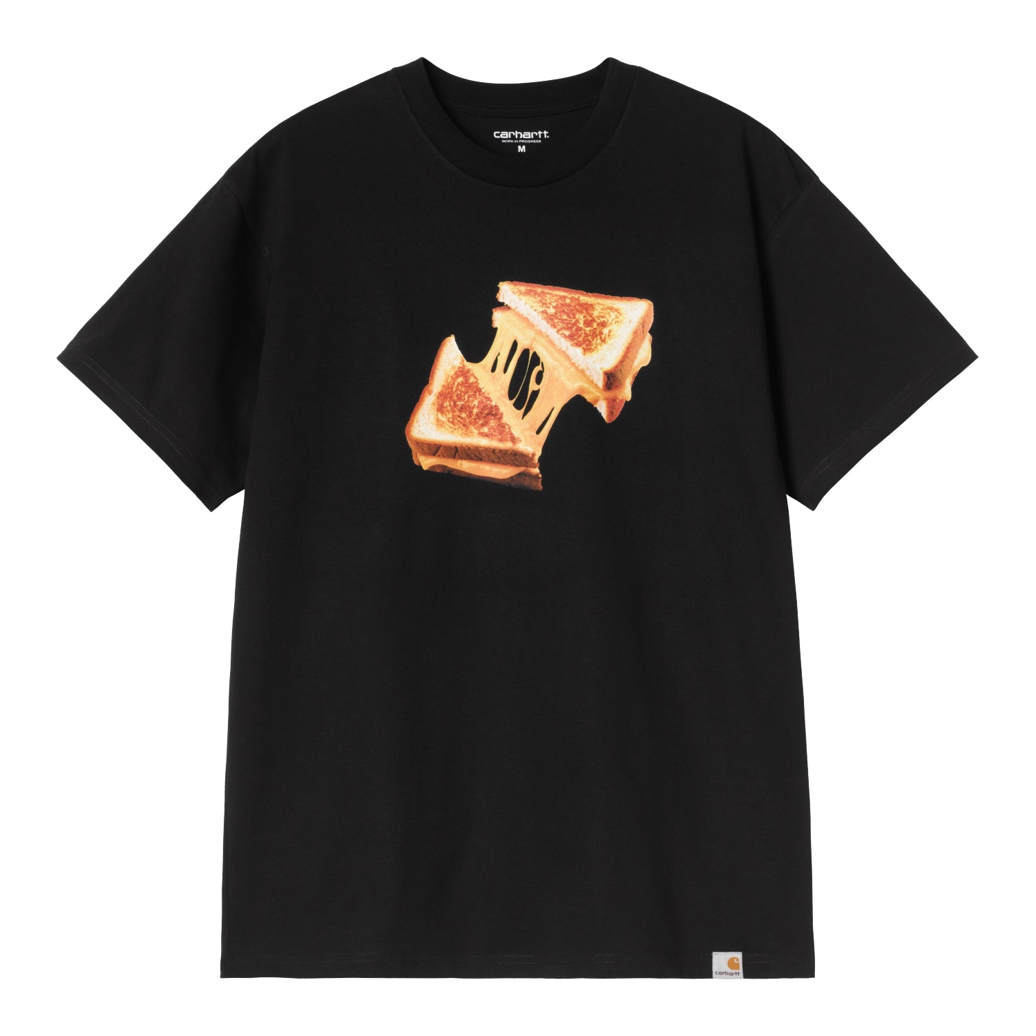 S/S Cheese Toast T-Shirt - Black