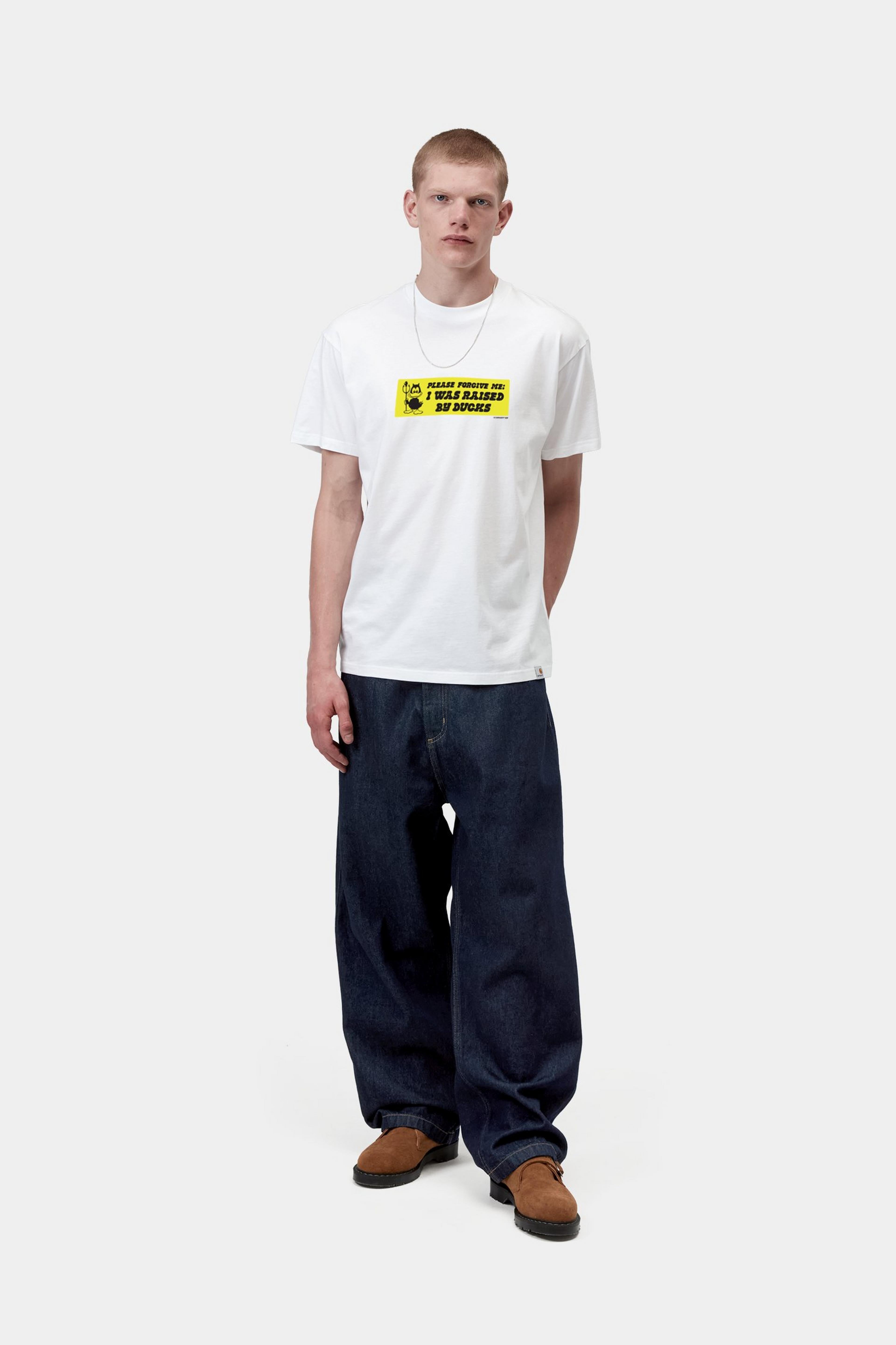 S/S Bumper Stickers T-Shirt - White 4