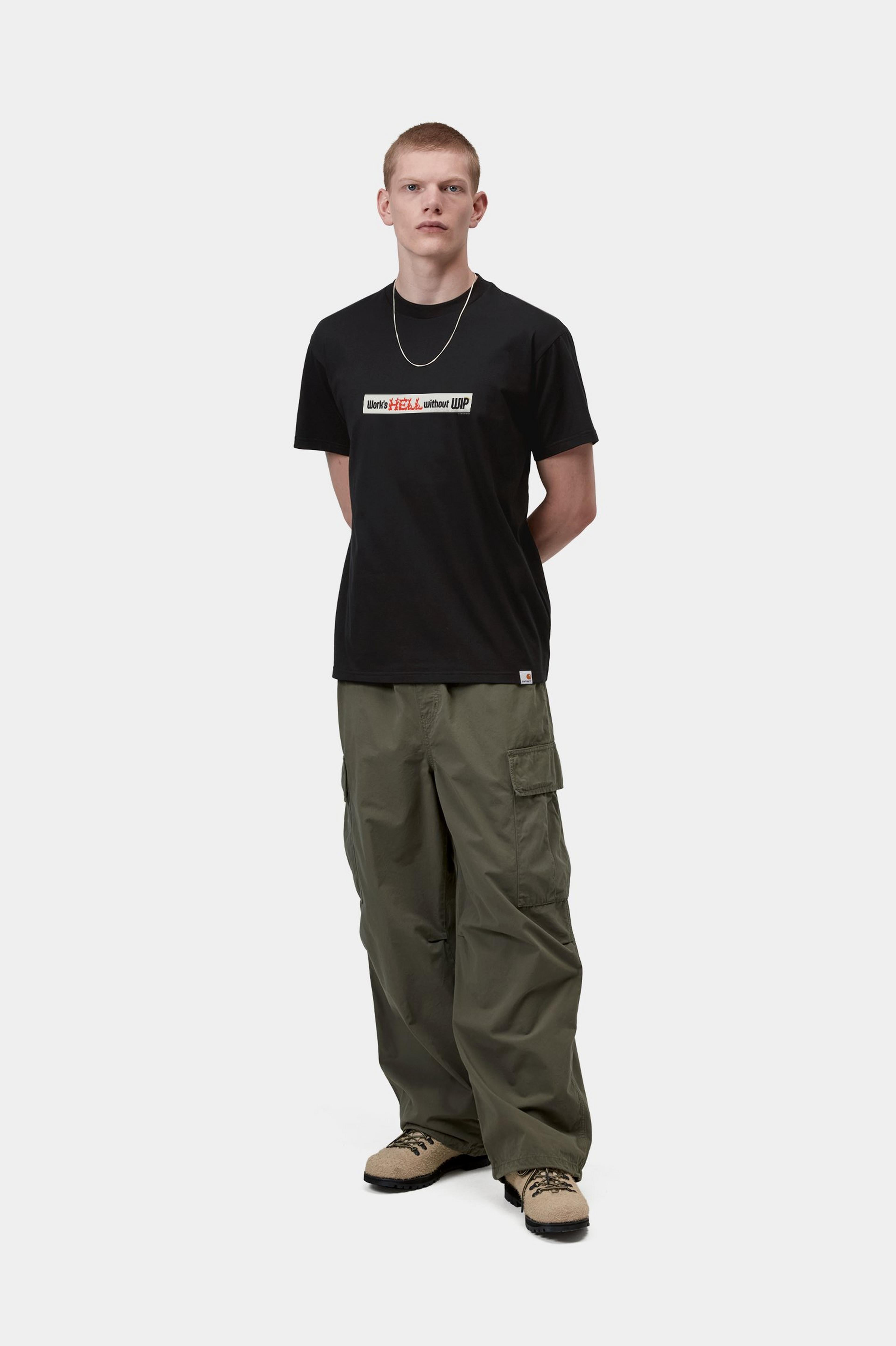 S/S Bumper Stickers T-Shirt - Black