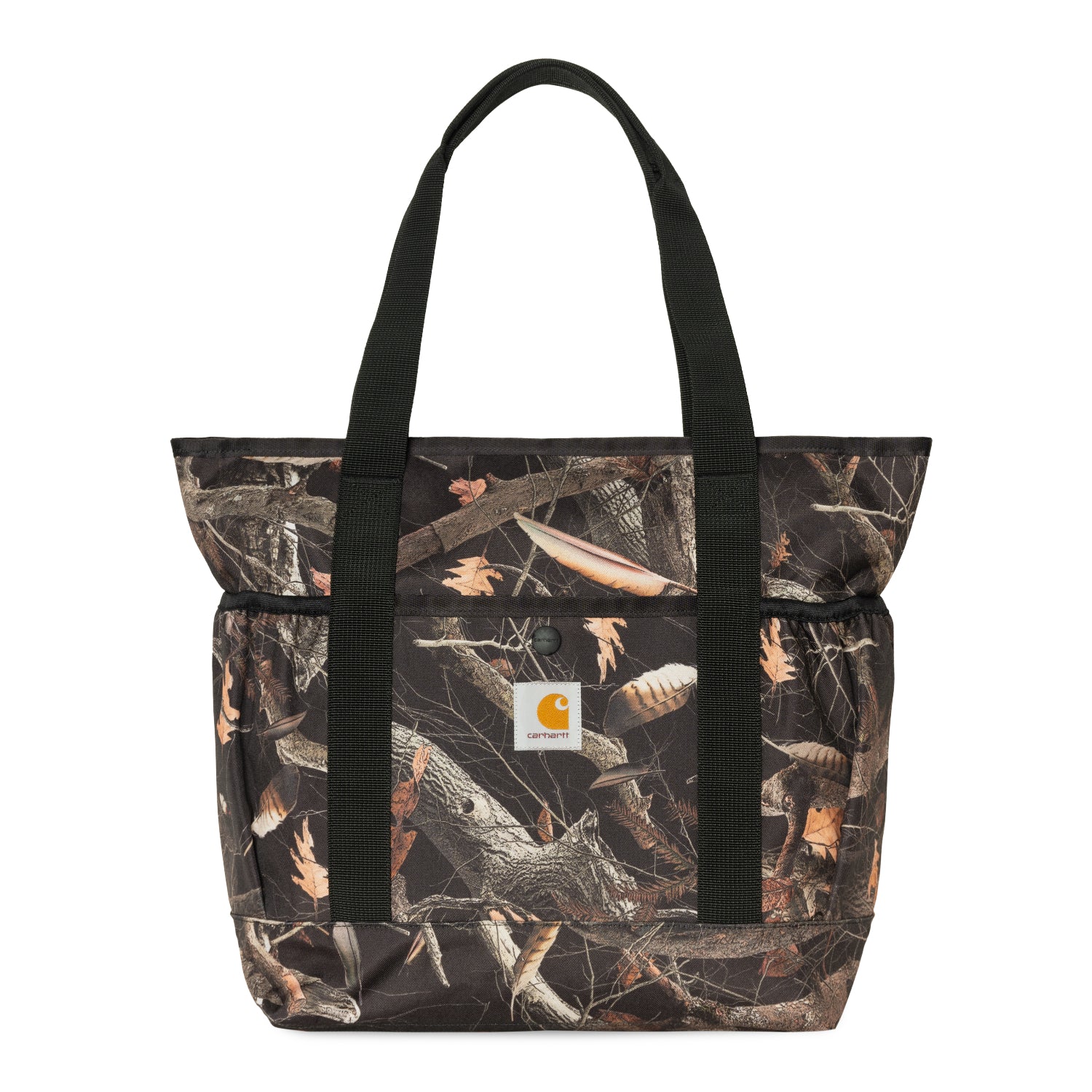 Clapton Tote Bag - Camo Feather Tree, Black