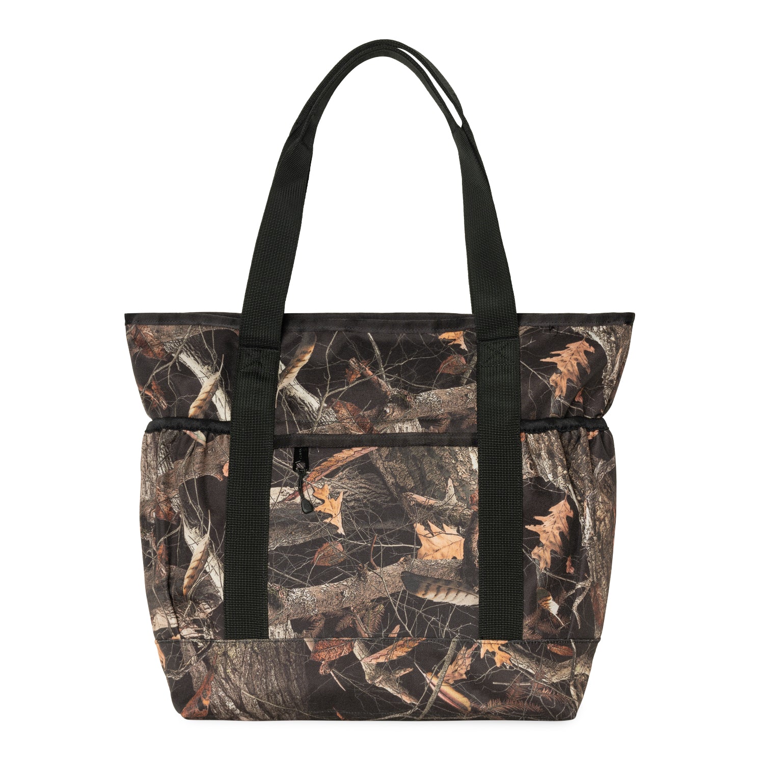 Clapton Tote Bag - Camo Feather Tree, Black