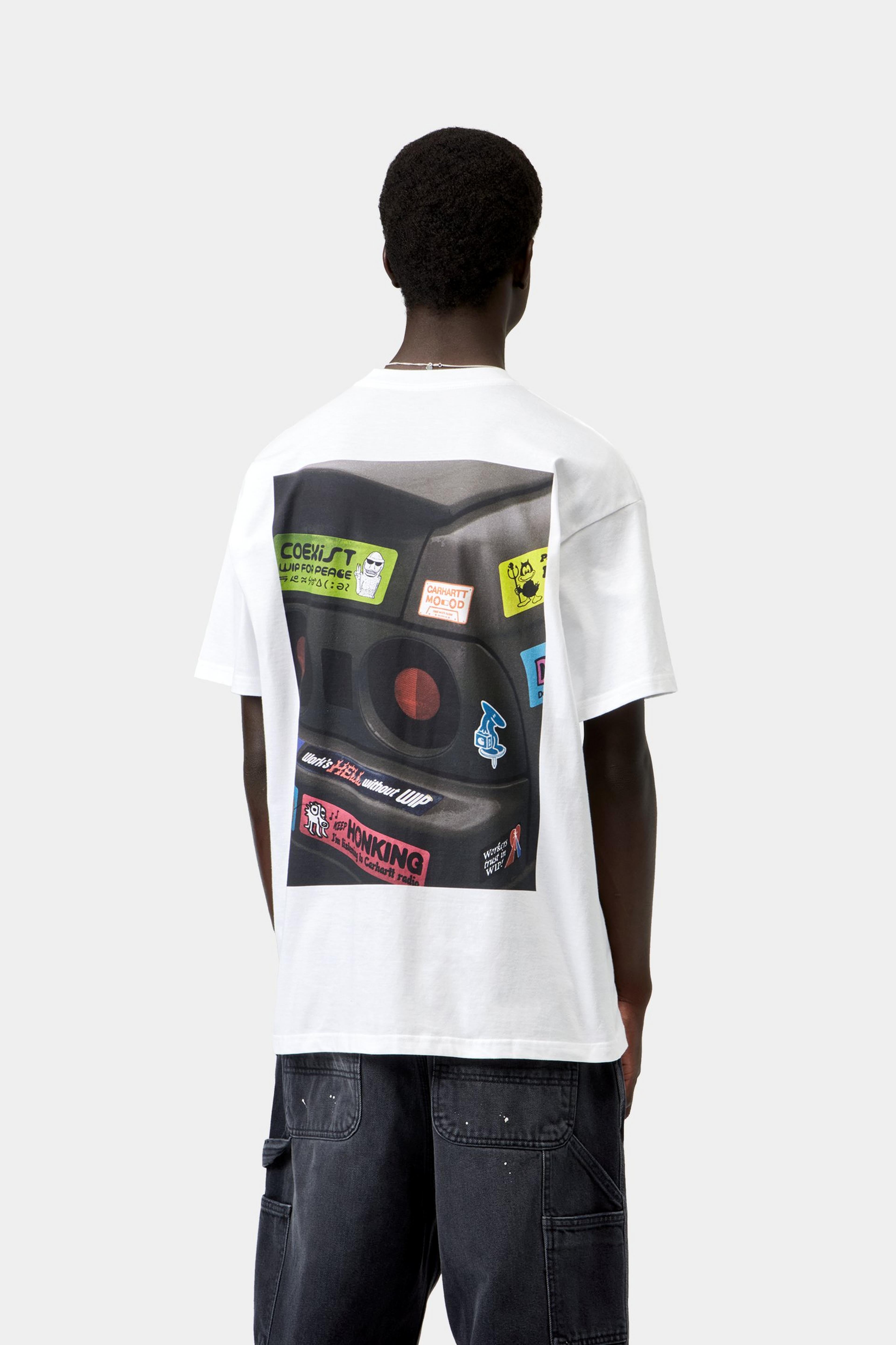 S/S Bumper Car T-Shirt - White 3
