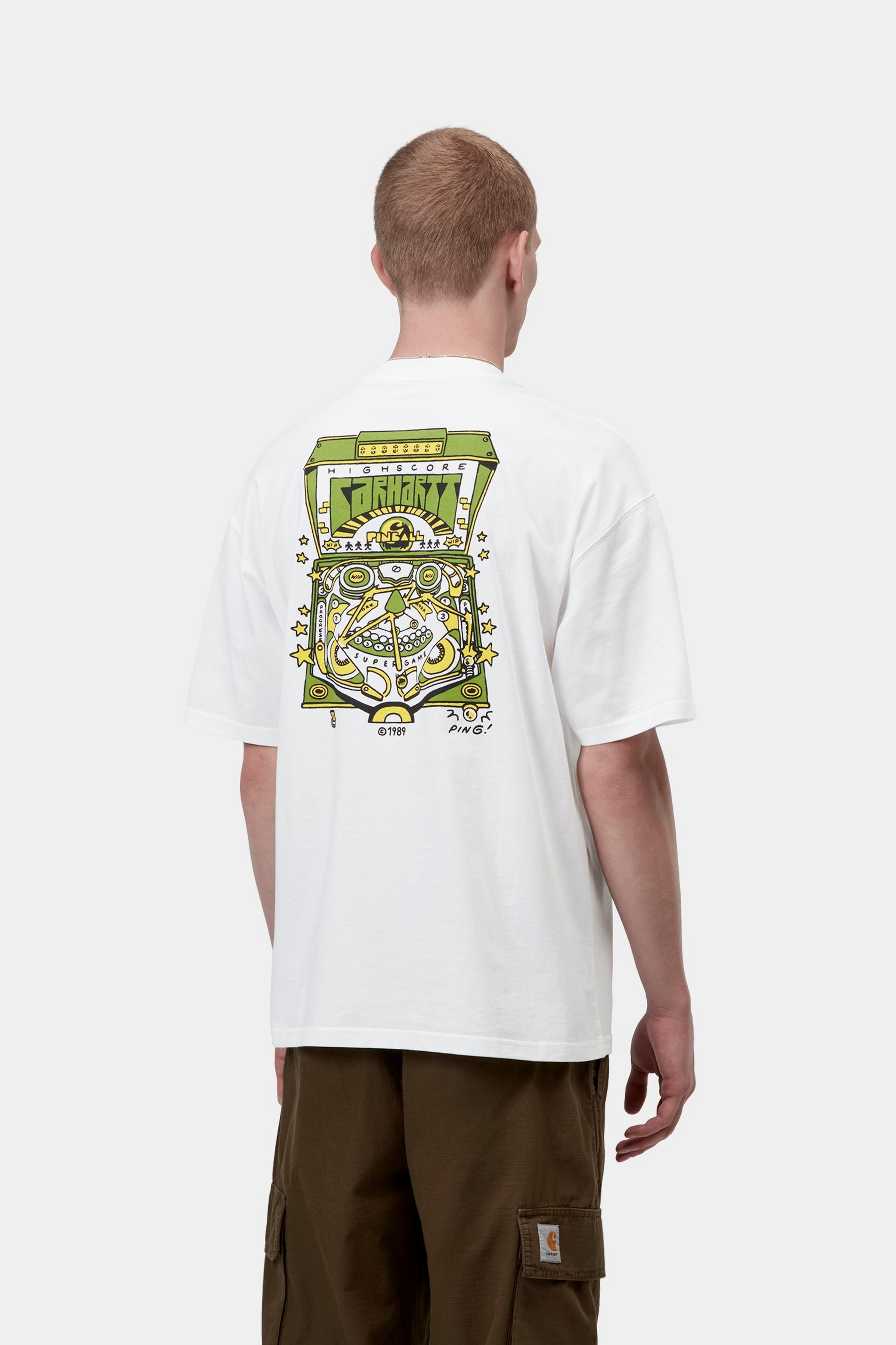 S/S Pinball T-Shirt - White