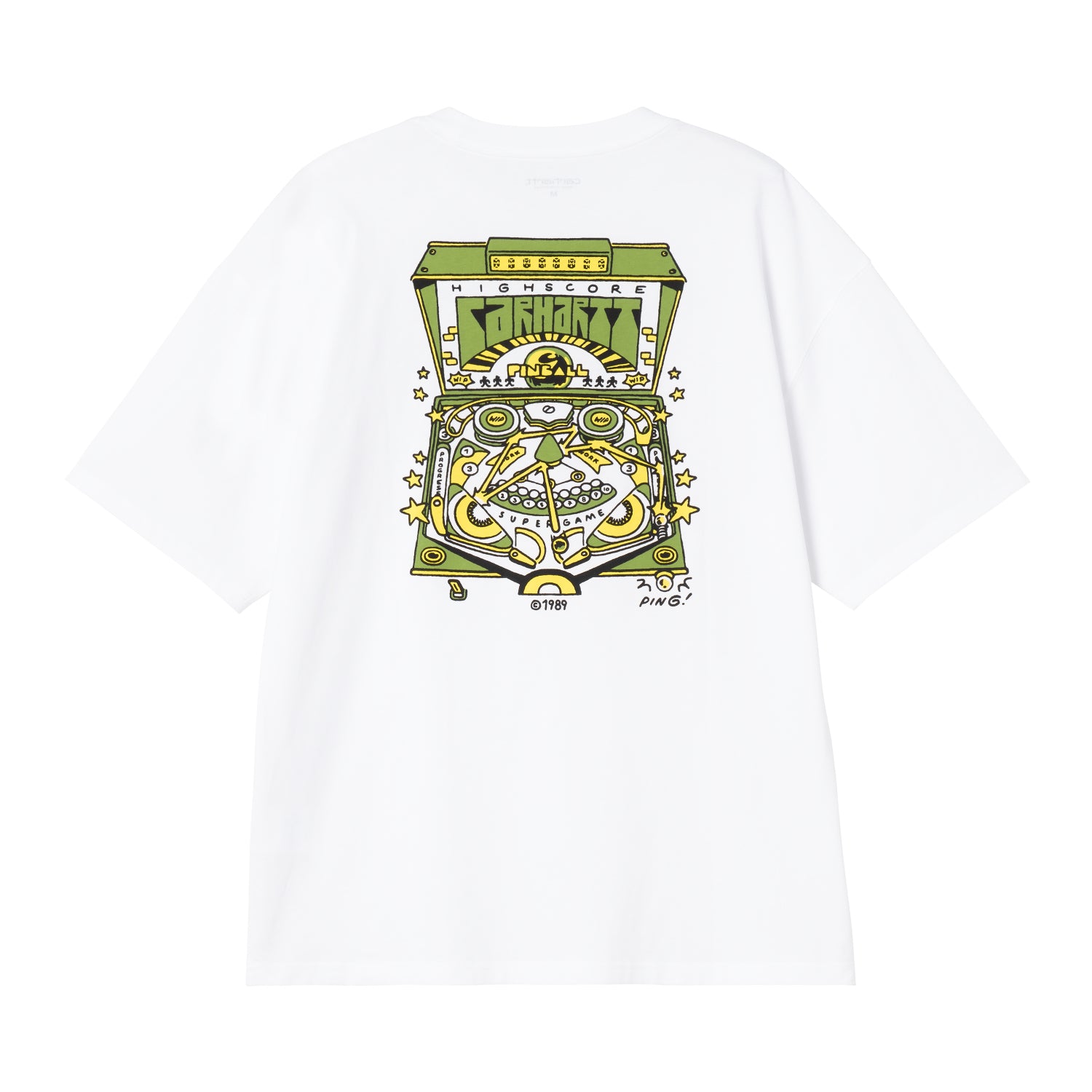 S/S Pinball T-Shirt - White 5
