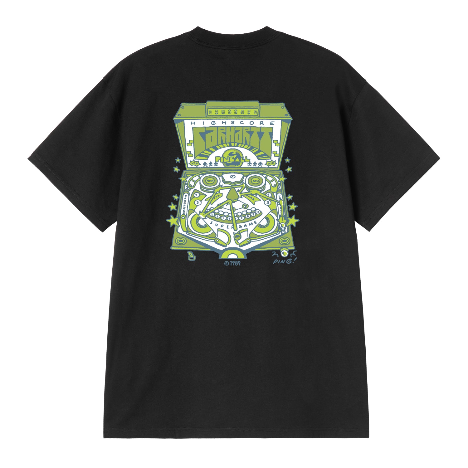 S/S Pinball T-Shirt - Black