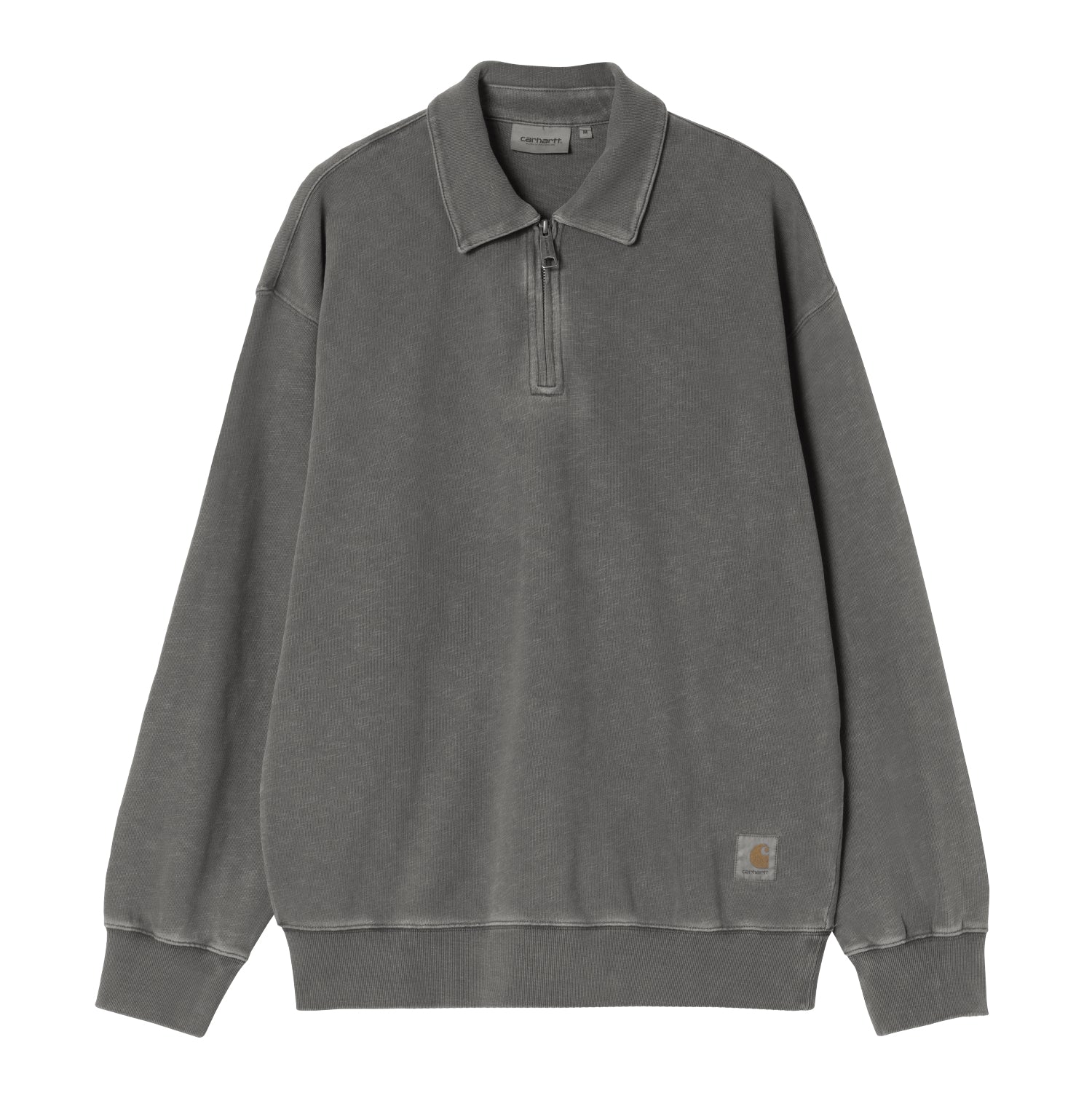 Harper Polo - Black, Garment dyed