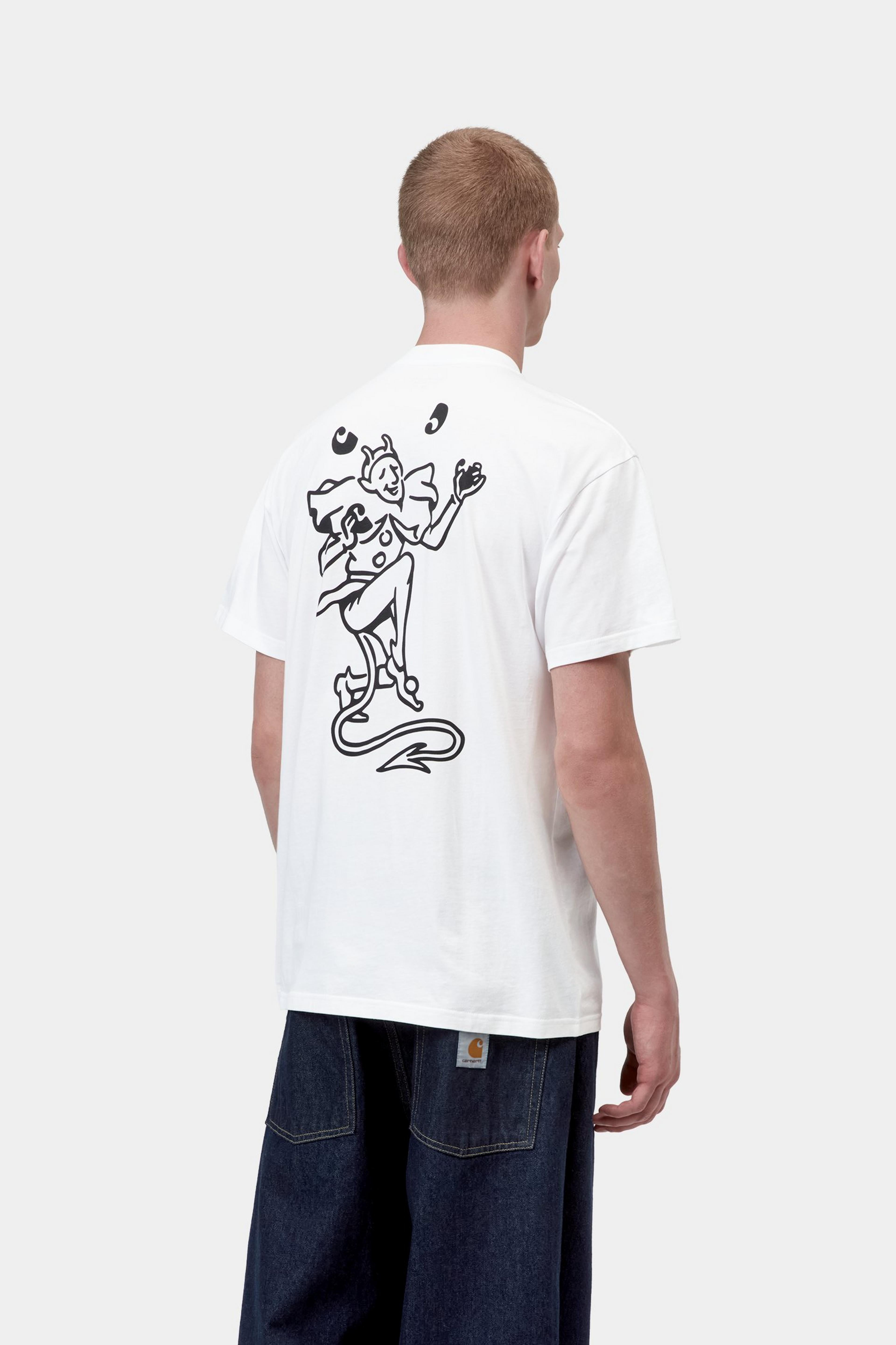S/S Playing Cards T-Shirt - White