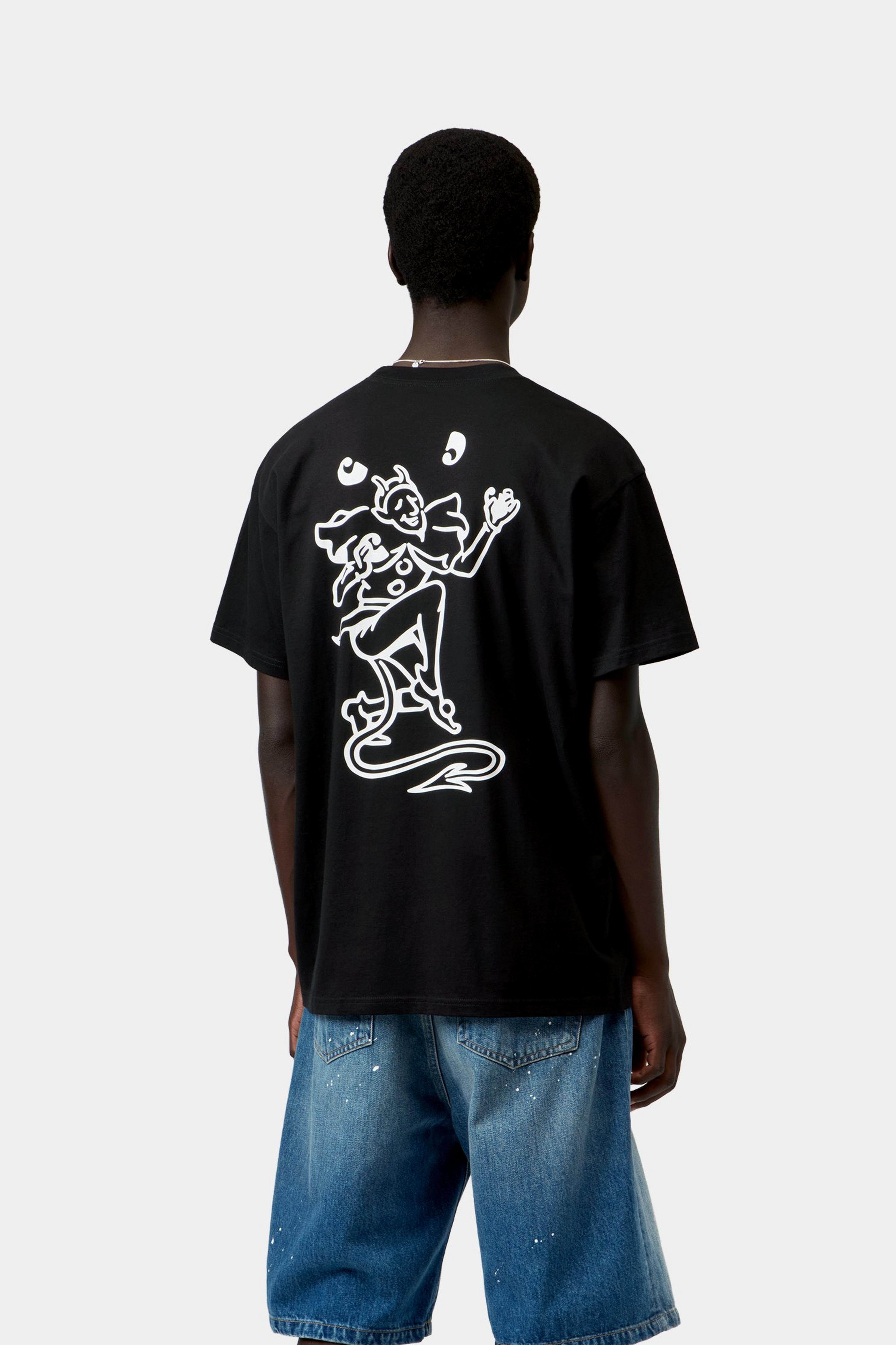 S/S Playing Cards T-Shirt - Black