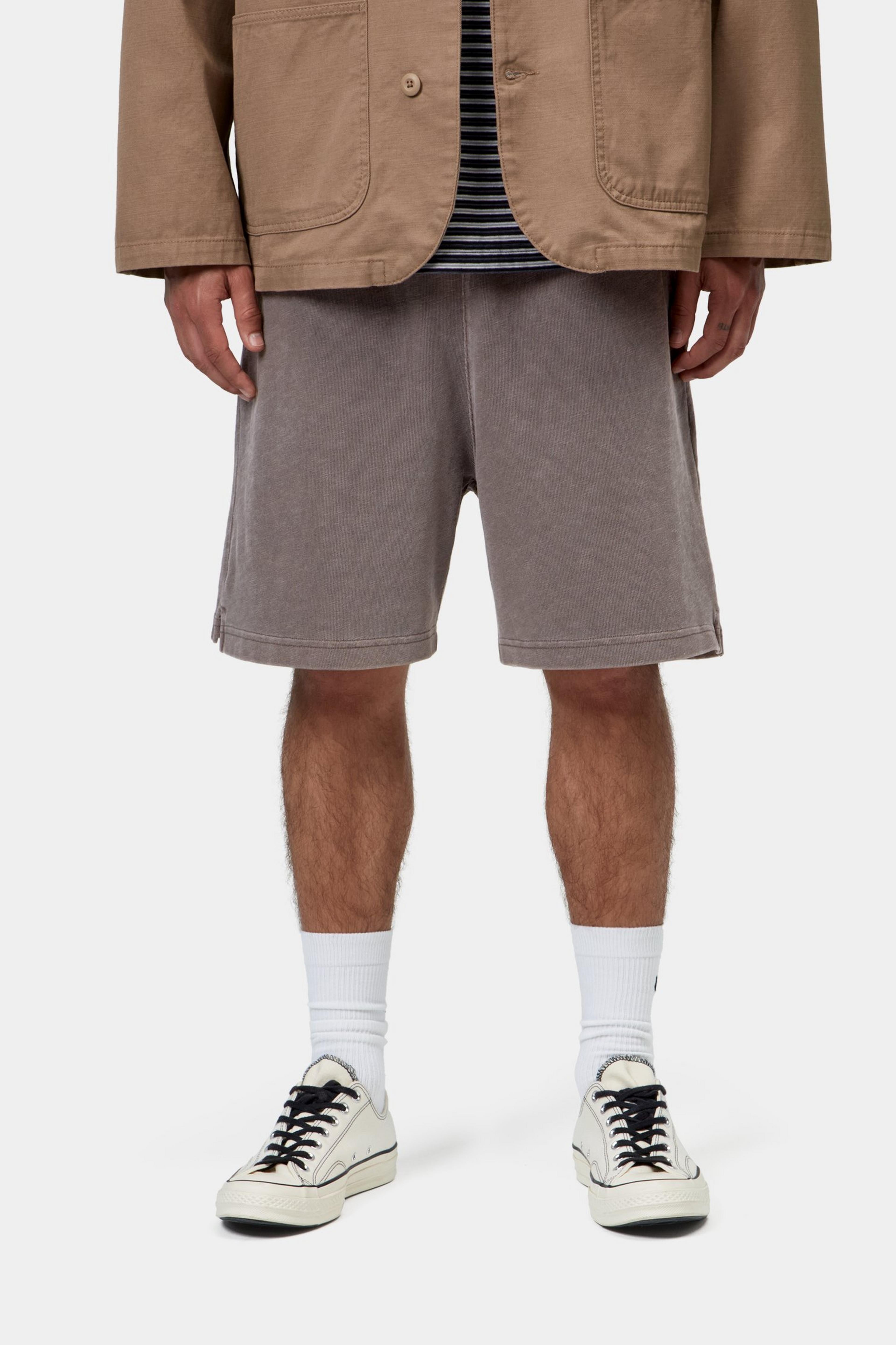 Harper Sweat Short - Tobacco, Garment dyed