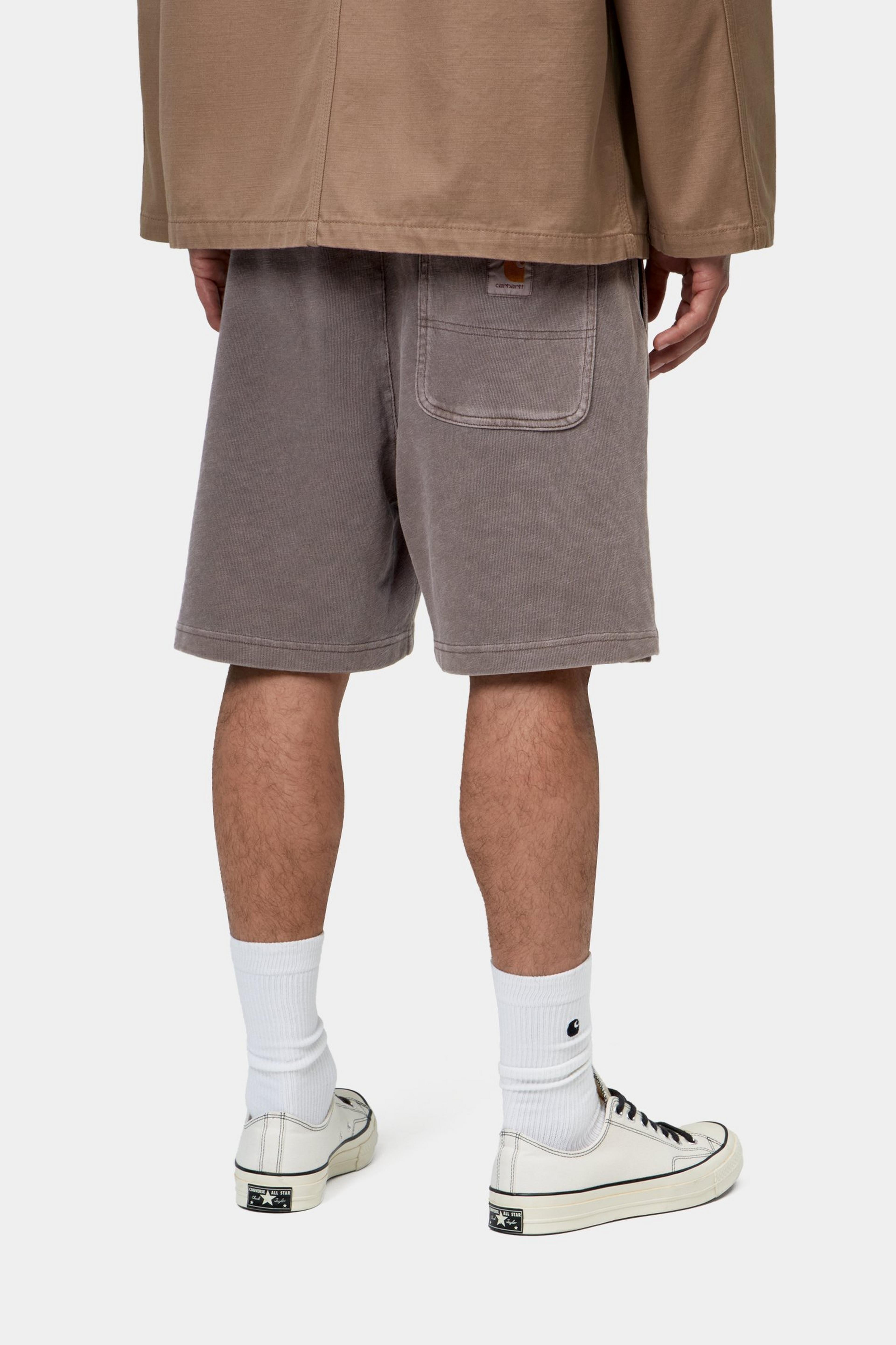 Harper Sweat Short - Tobacco, Garment dyed