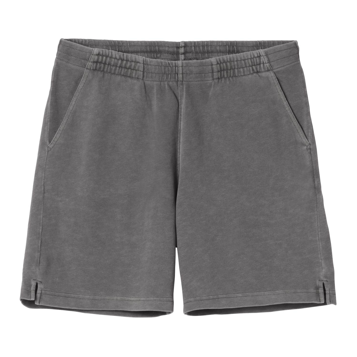 Harper Sweat Short - Black, Garment dyed