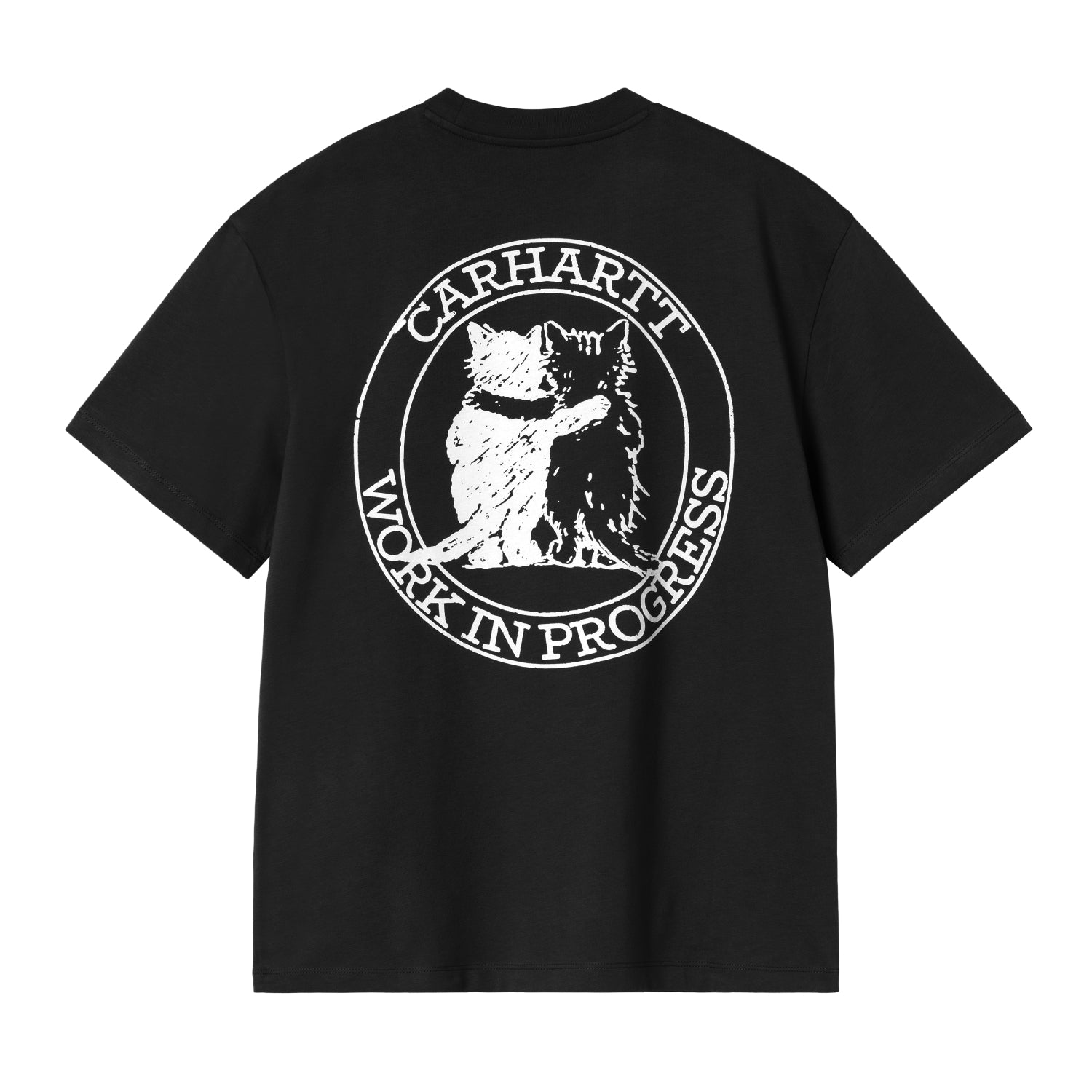 ウィメンズショートスリーブハギングキャッツTシャツ