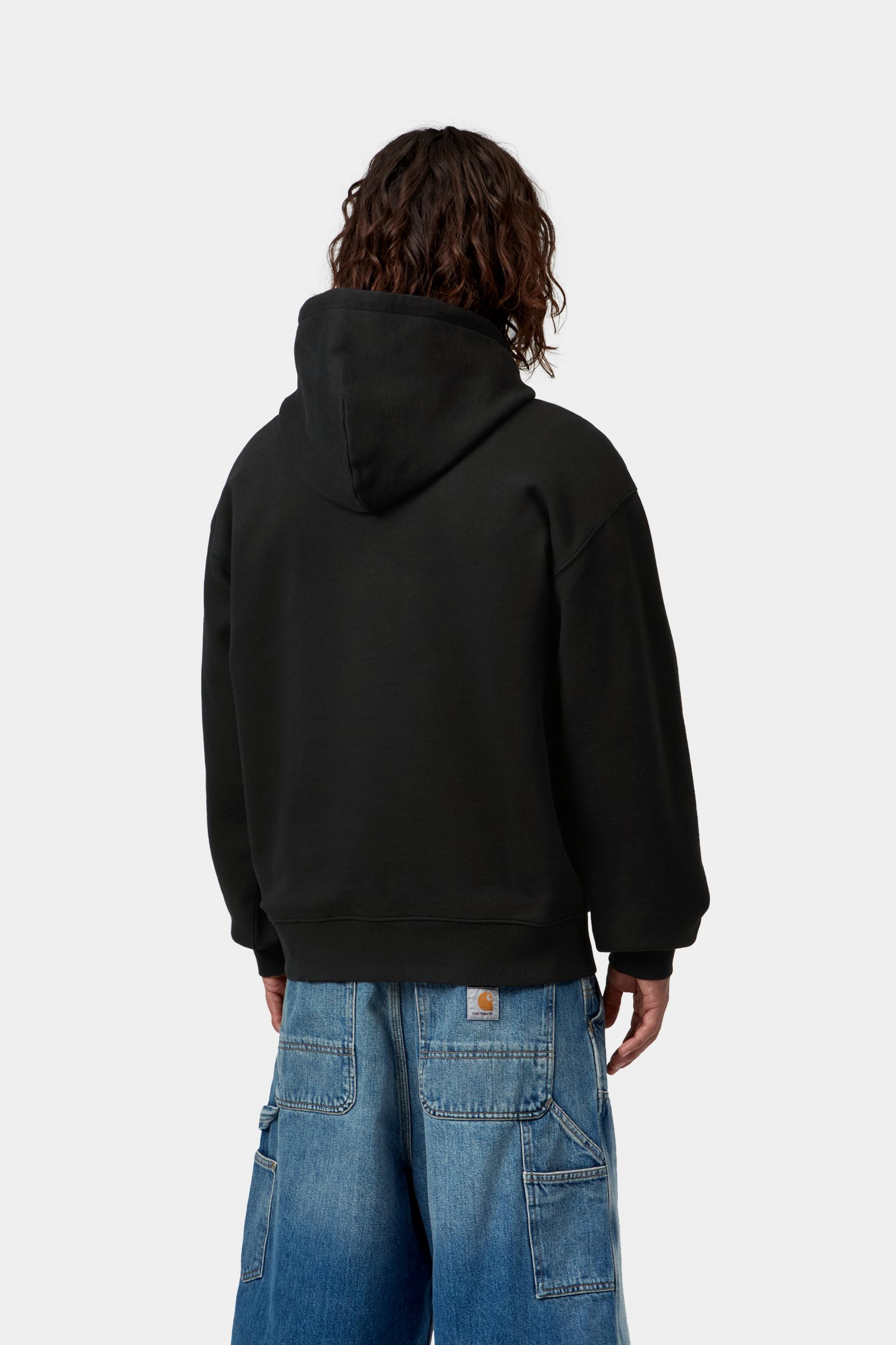 Hooded Bumper Sticker Sweat - Black 3