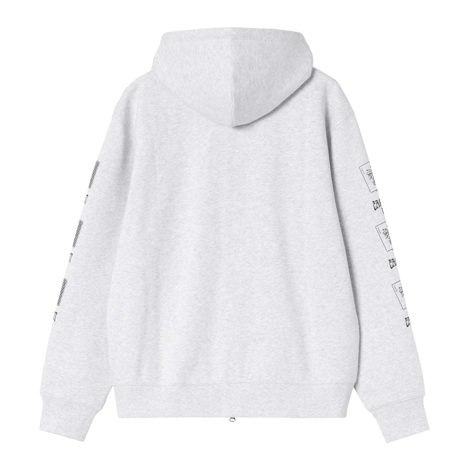 Hooded Playing Cards Jacket - Ash Heather