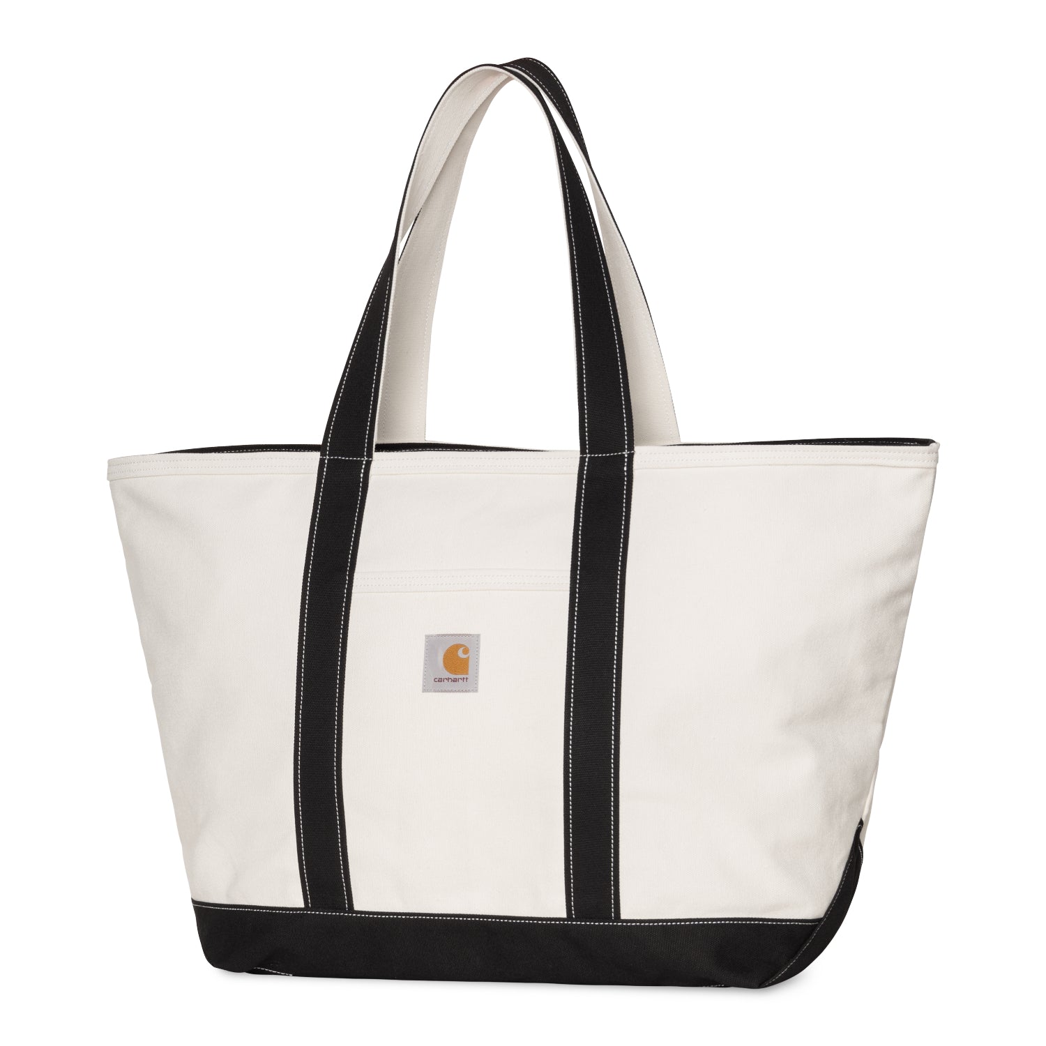 Canvas Beach Tote - Natura / Black