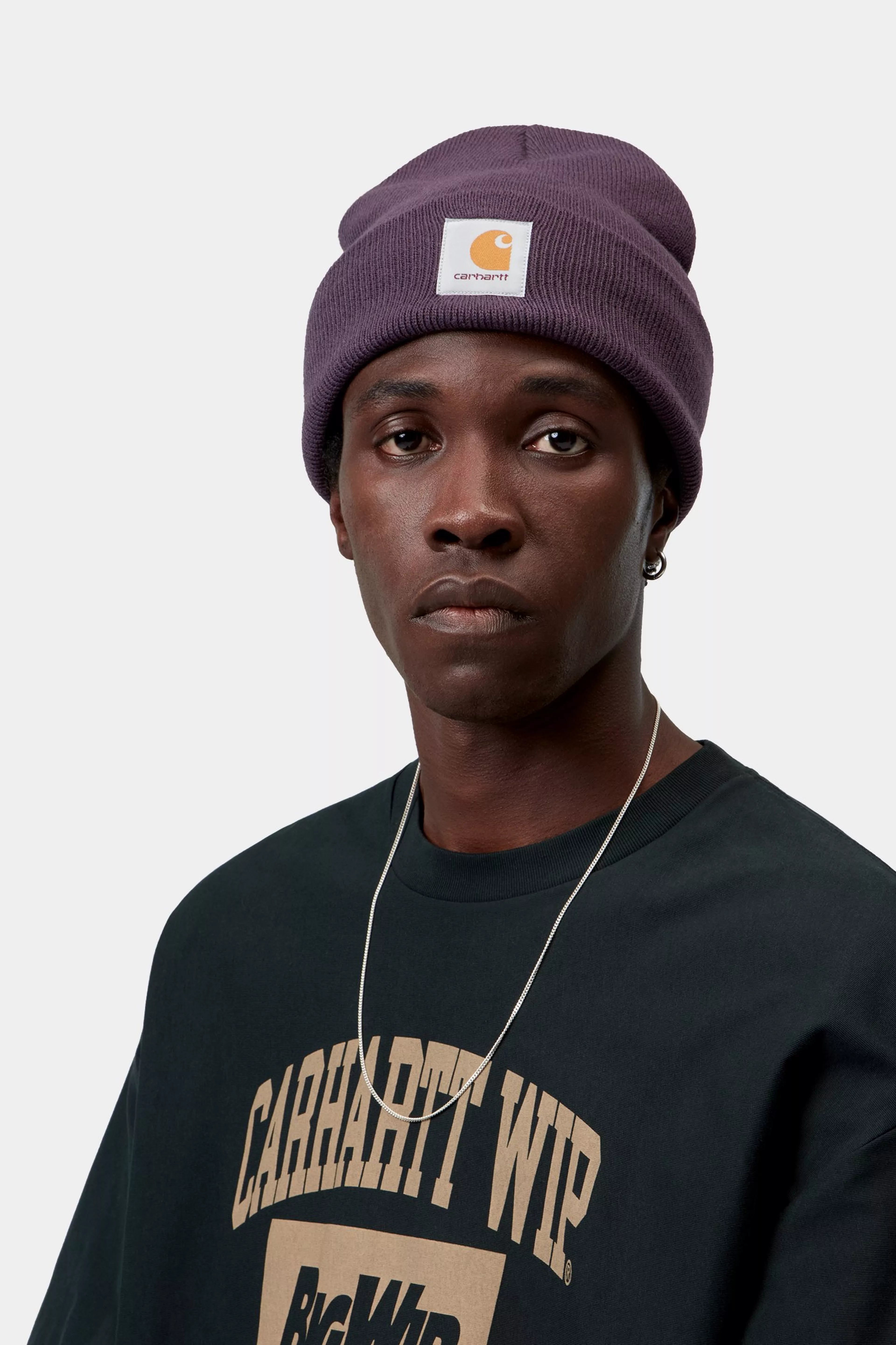 Short Watch Hat - Cozy Purple 2
