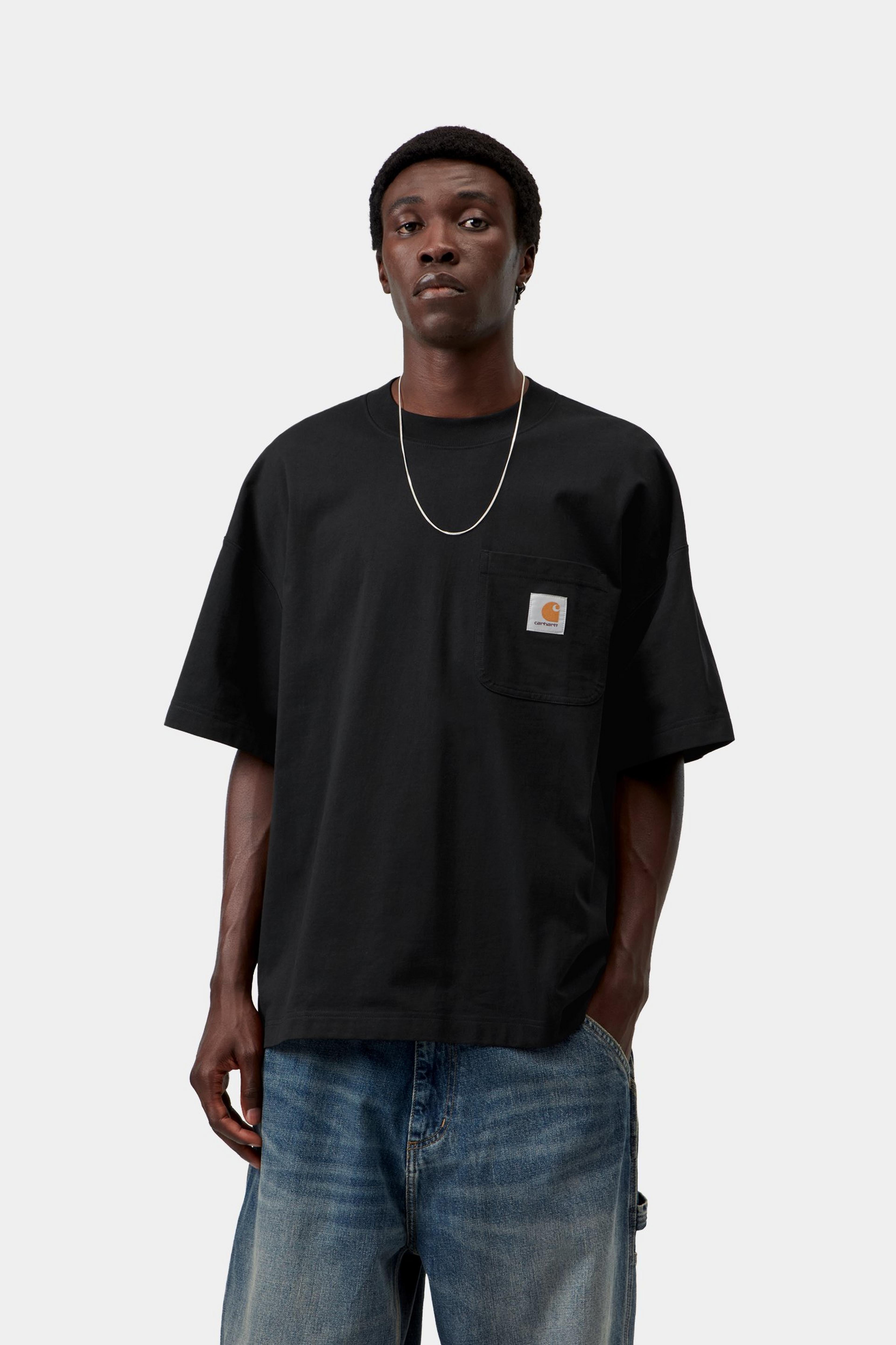 S/S Work Pocket T-Shirt - Black