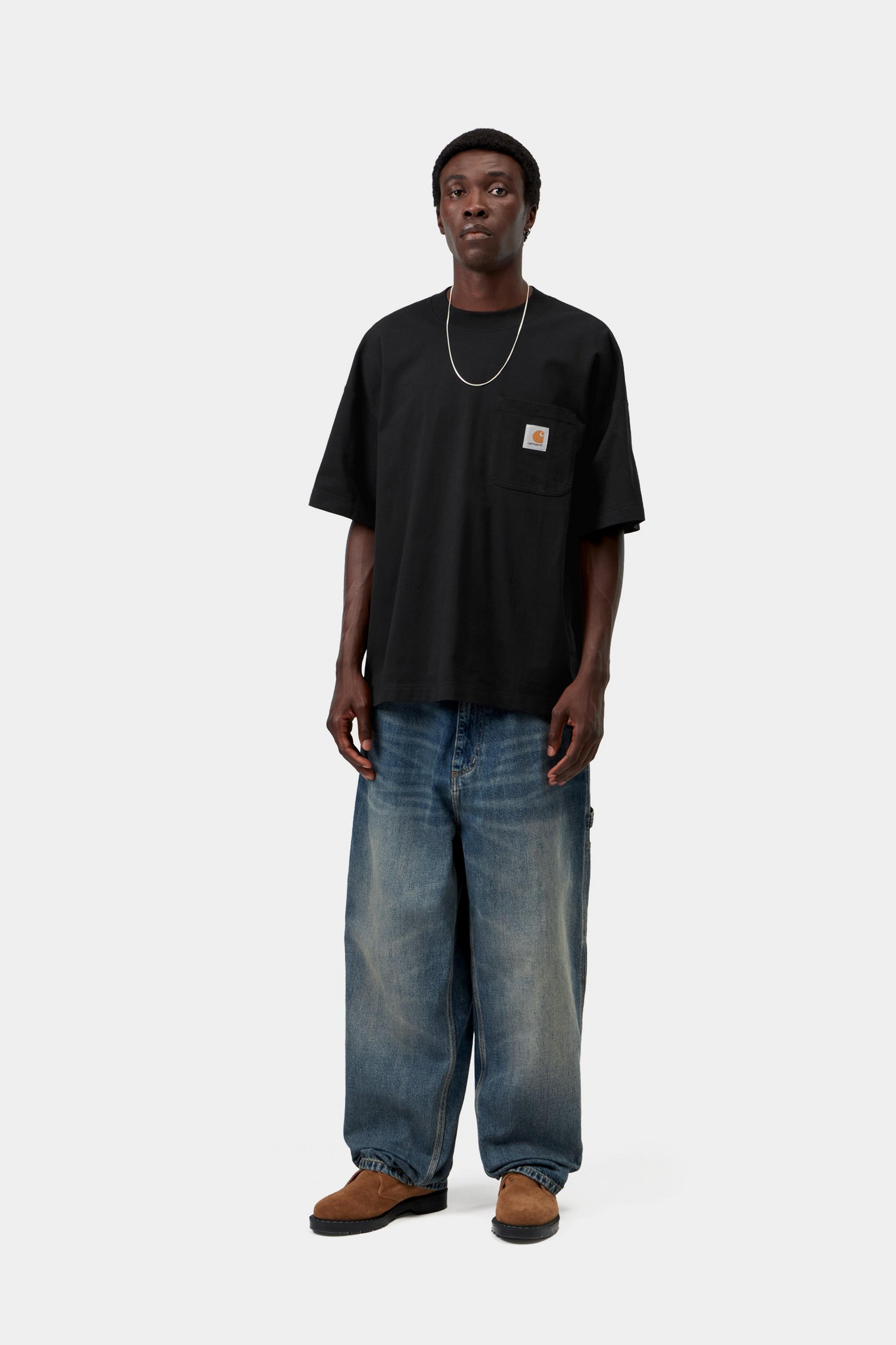 S/S Work Pocket T-Shirt - Black
