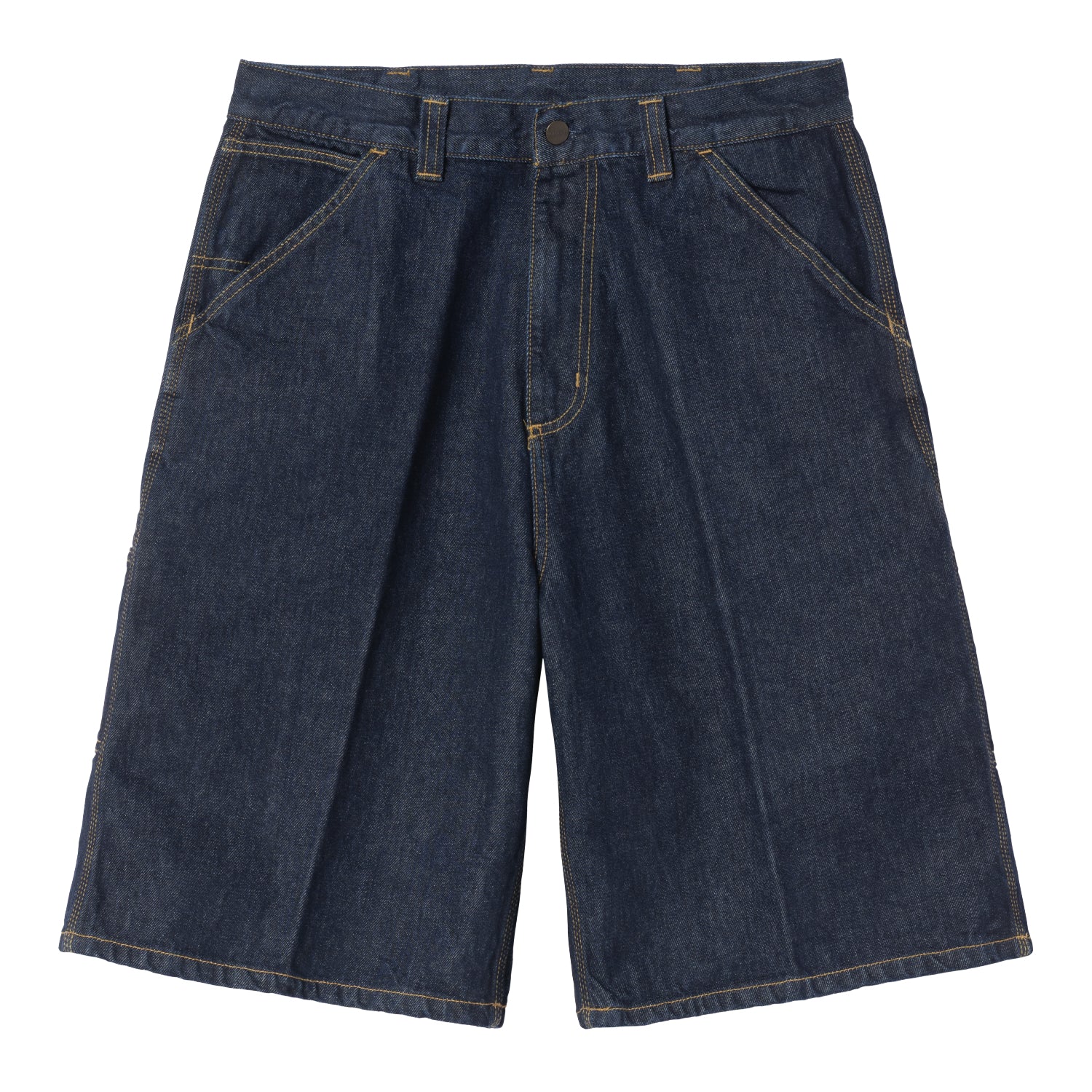 OG Single Knee Short - Blue, Rinsed