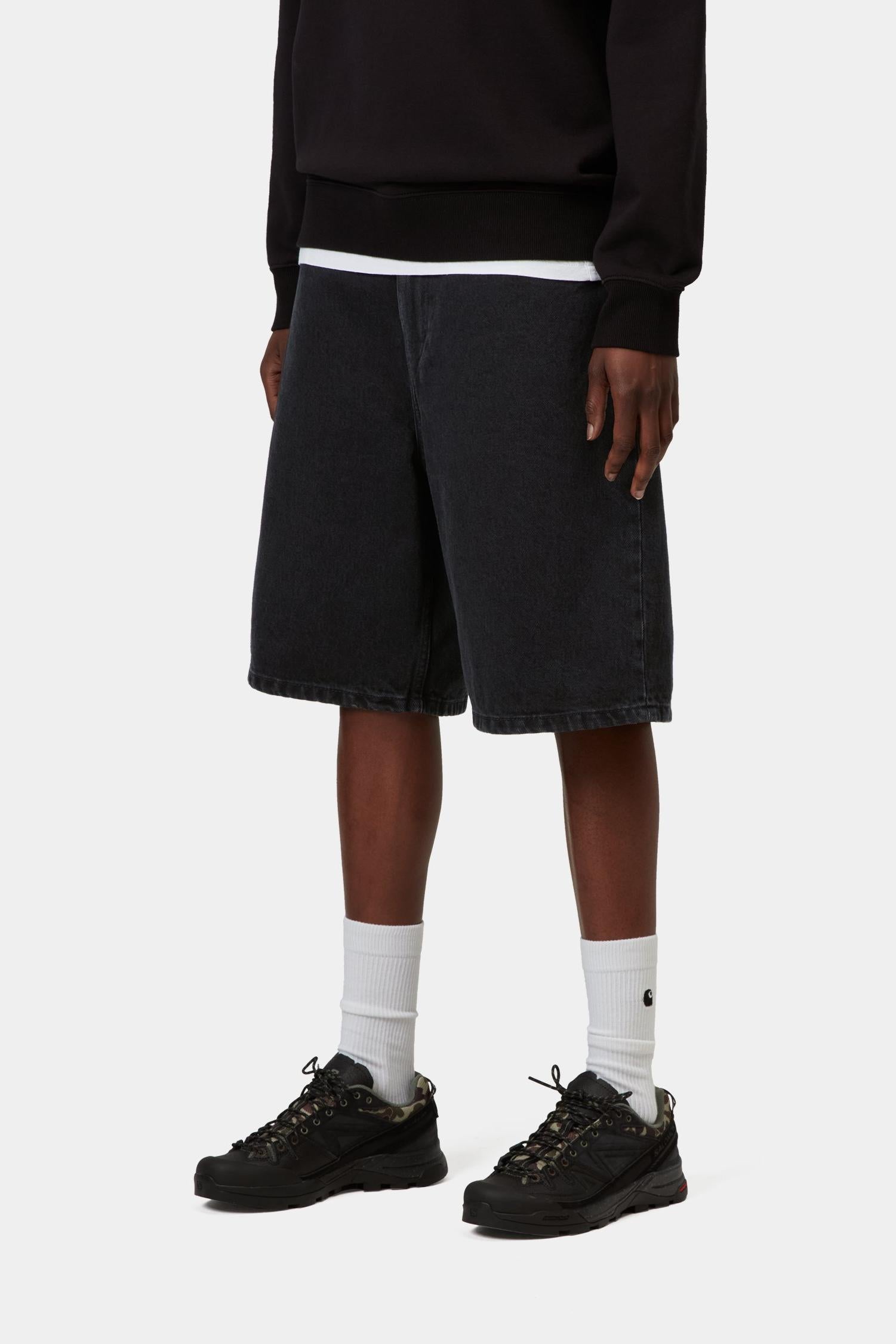 W' Brandon Short - Black (stone washed) 4