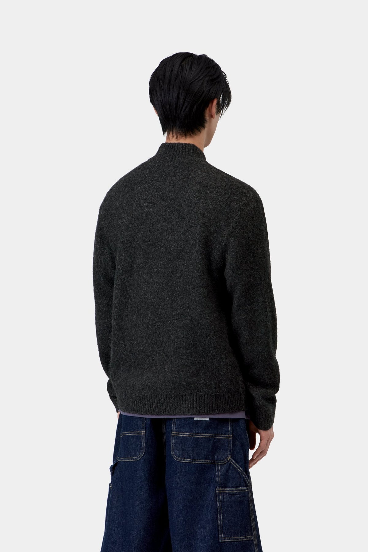 Curtis Sweater Jacket - Tangled Black