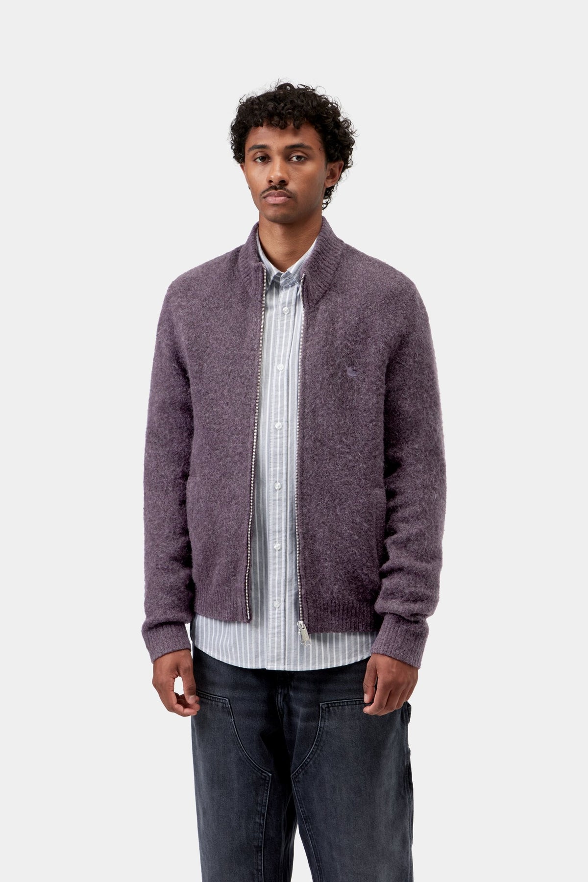 Curtis Sweater Jacket - Tangled Shady Purple