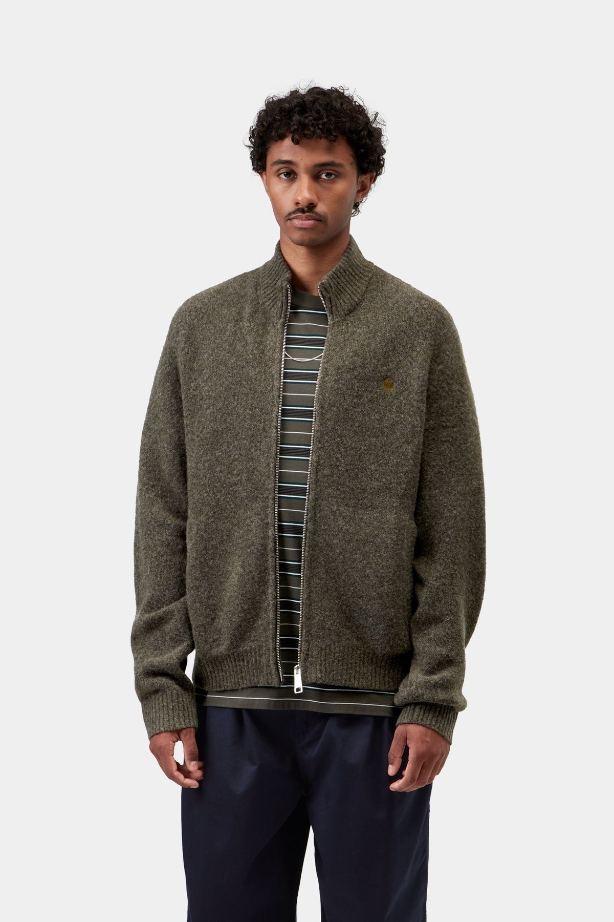 Curtis Sweater Jacket - Tangled Shungite