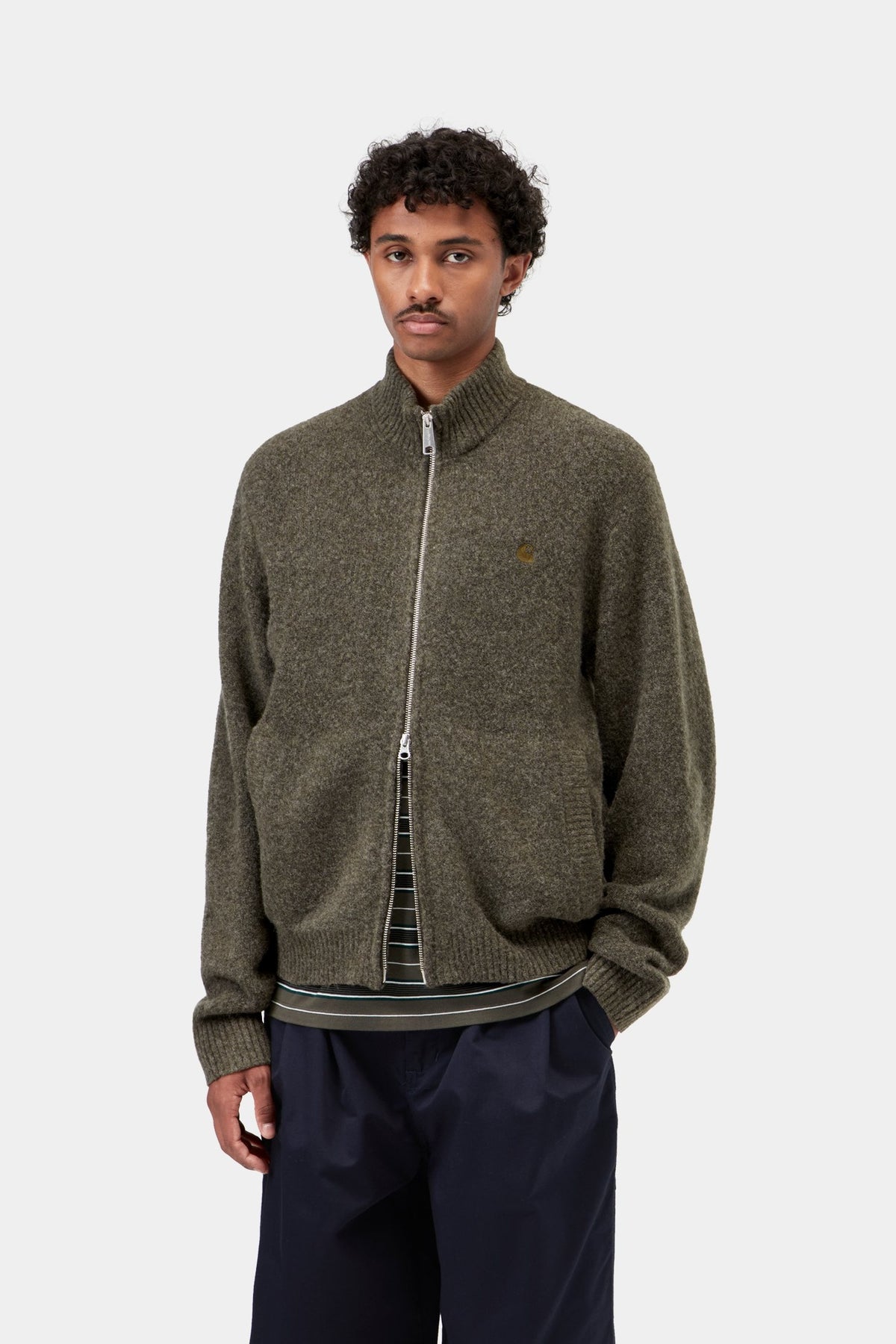 Curtis Sweater Jacket - Tangled Shungite