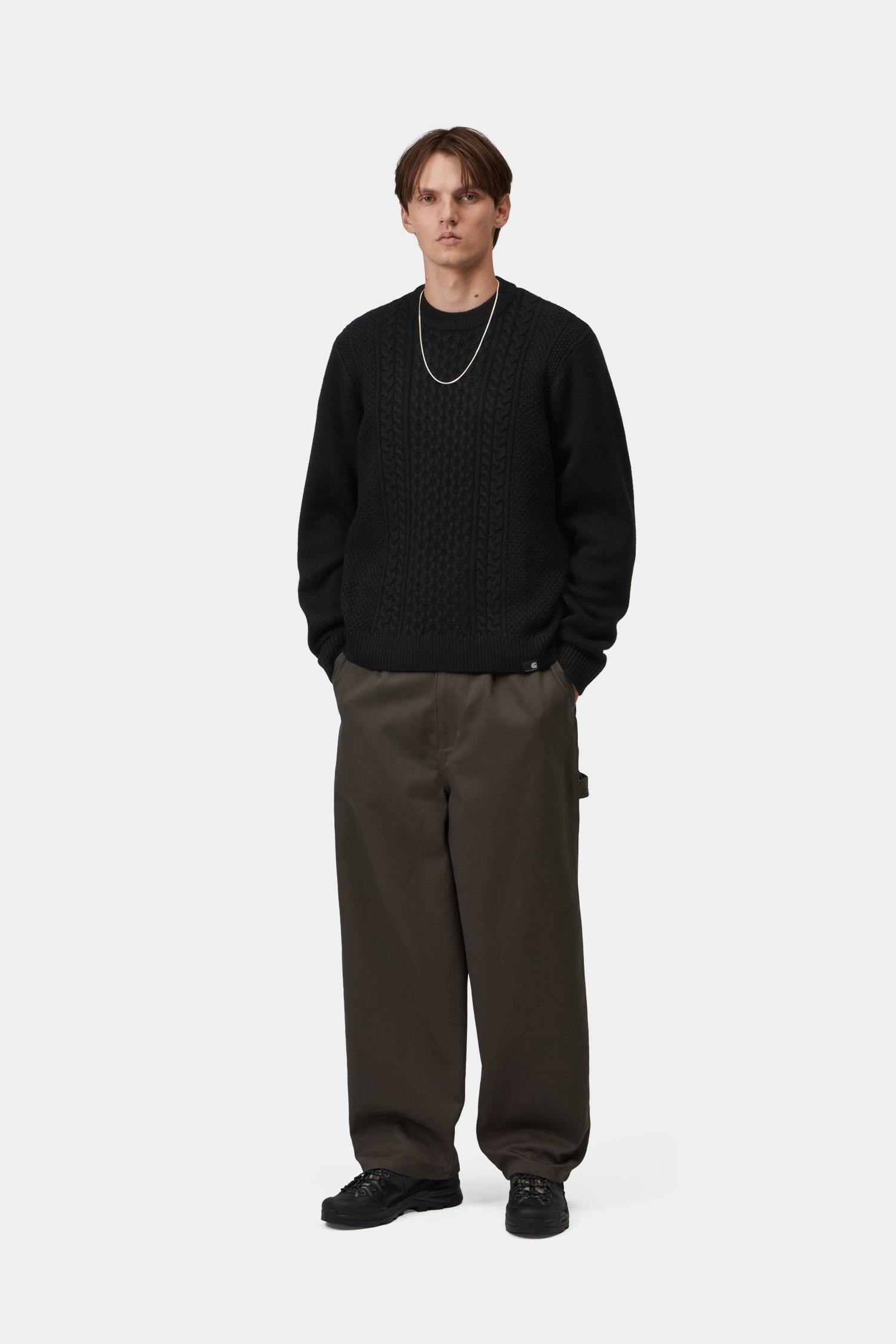 Caster Knit Sweater - Black 4