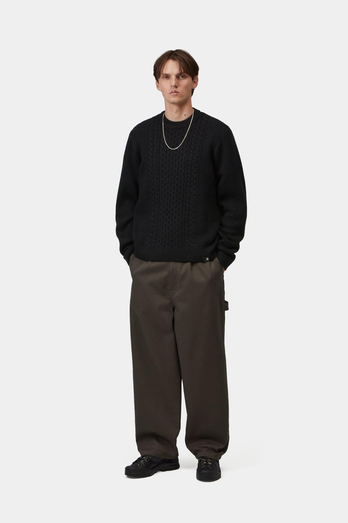 Caster Knit Sweater - Black
