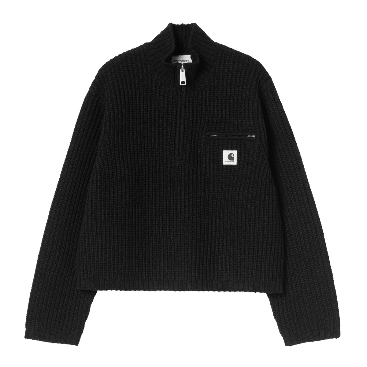 W' Detroit Half Zip Sweater - Black