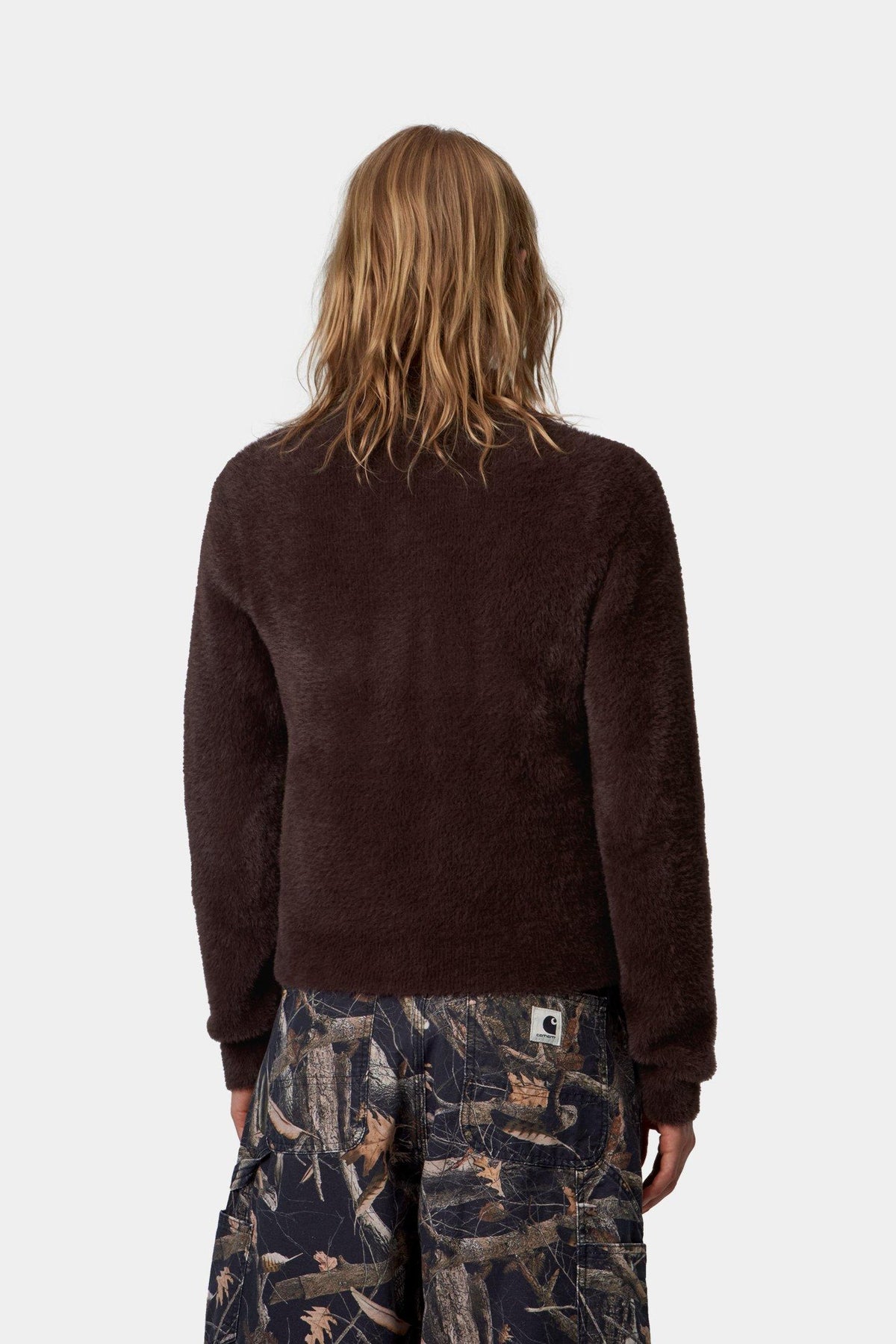 W' L/S Maine Polo Sweater - Palisander / Palisander