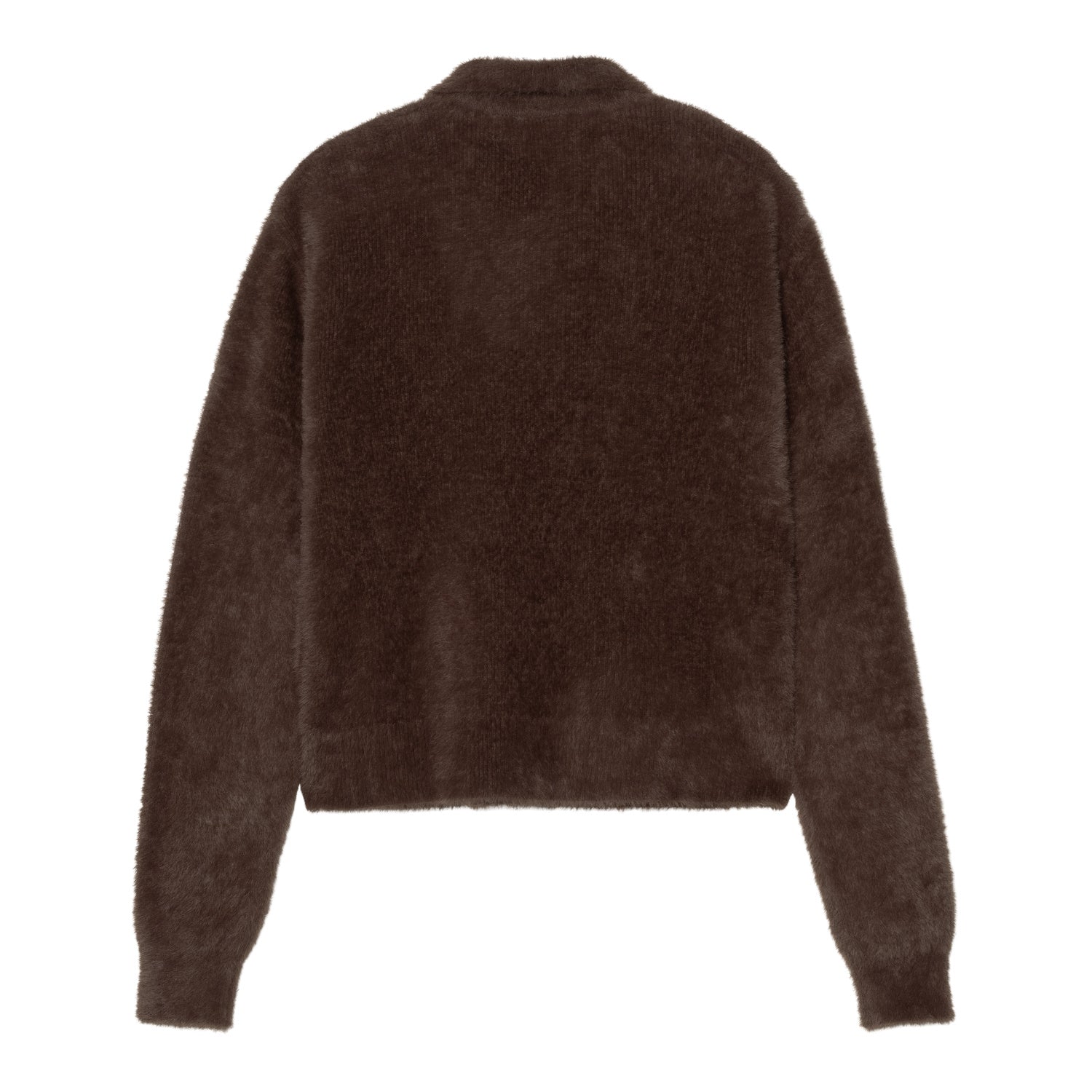 W' L/S Maine Polo Sweater - Palisander / Palisander 5