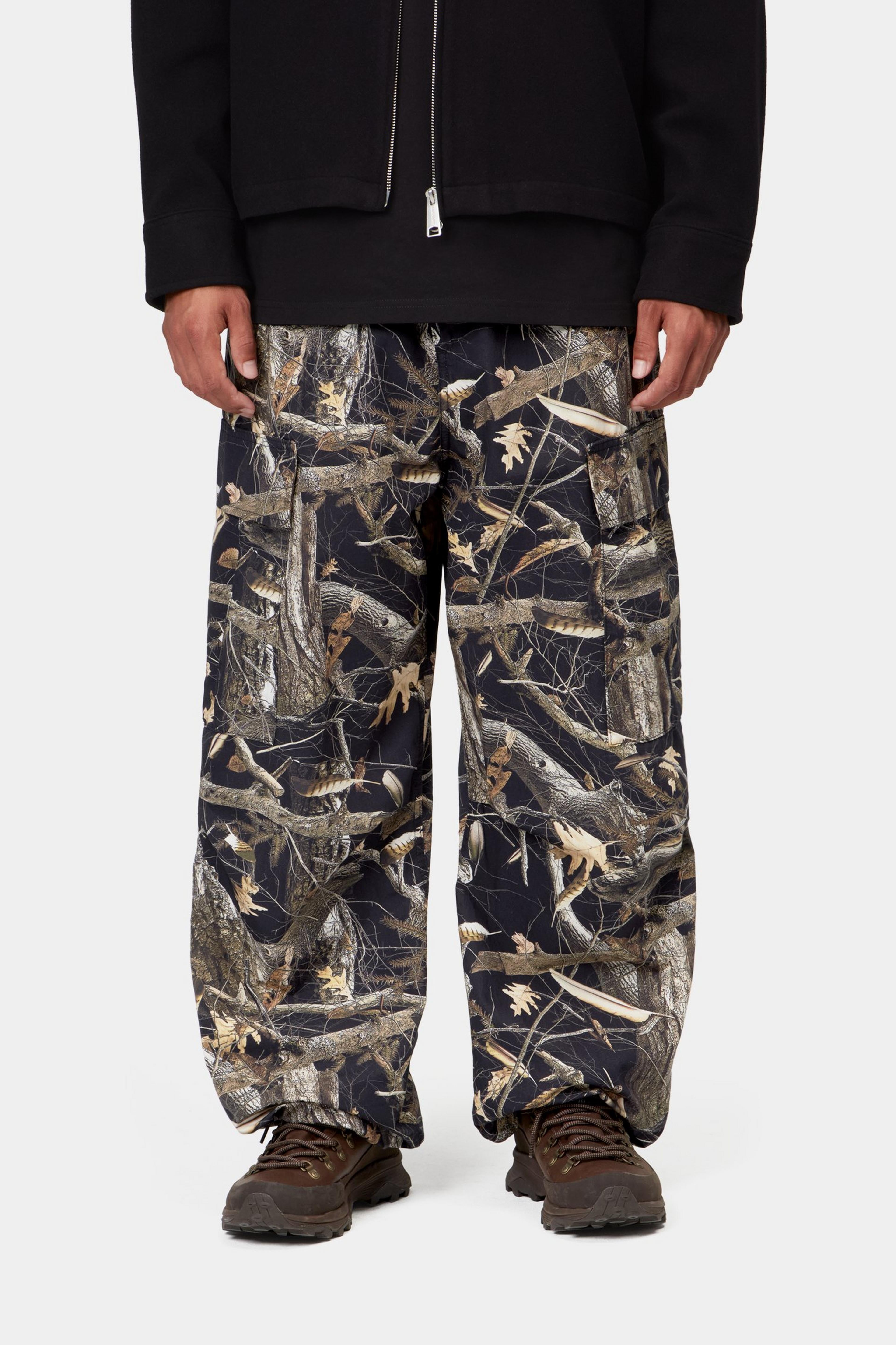 Osborn Cargo Pant - Camo Feather Tree, Black rinsed 2
