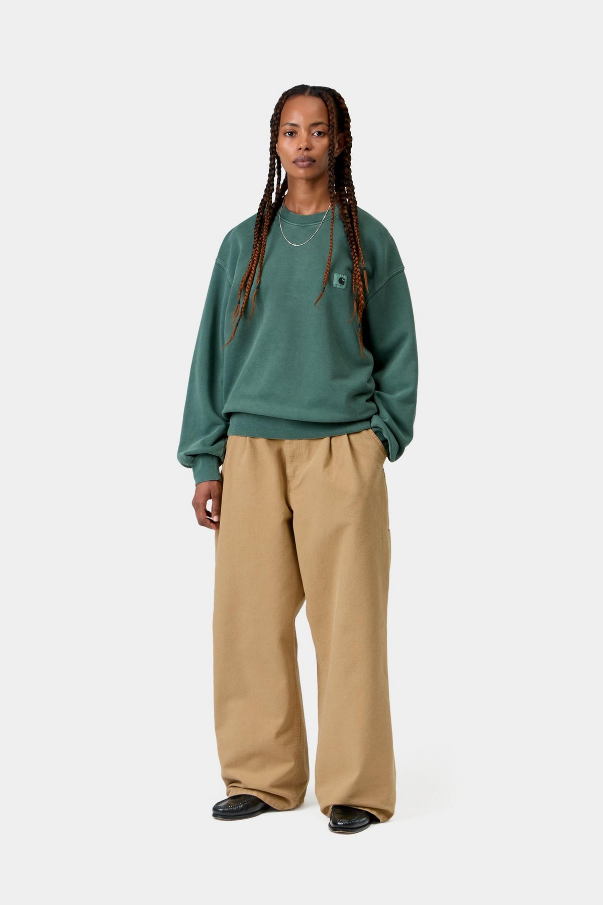 W' Billie Single Knee Pant - WIP Dusty H stone washed