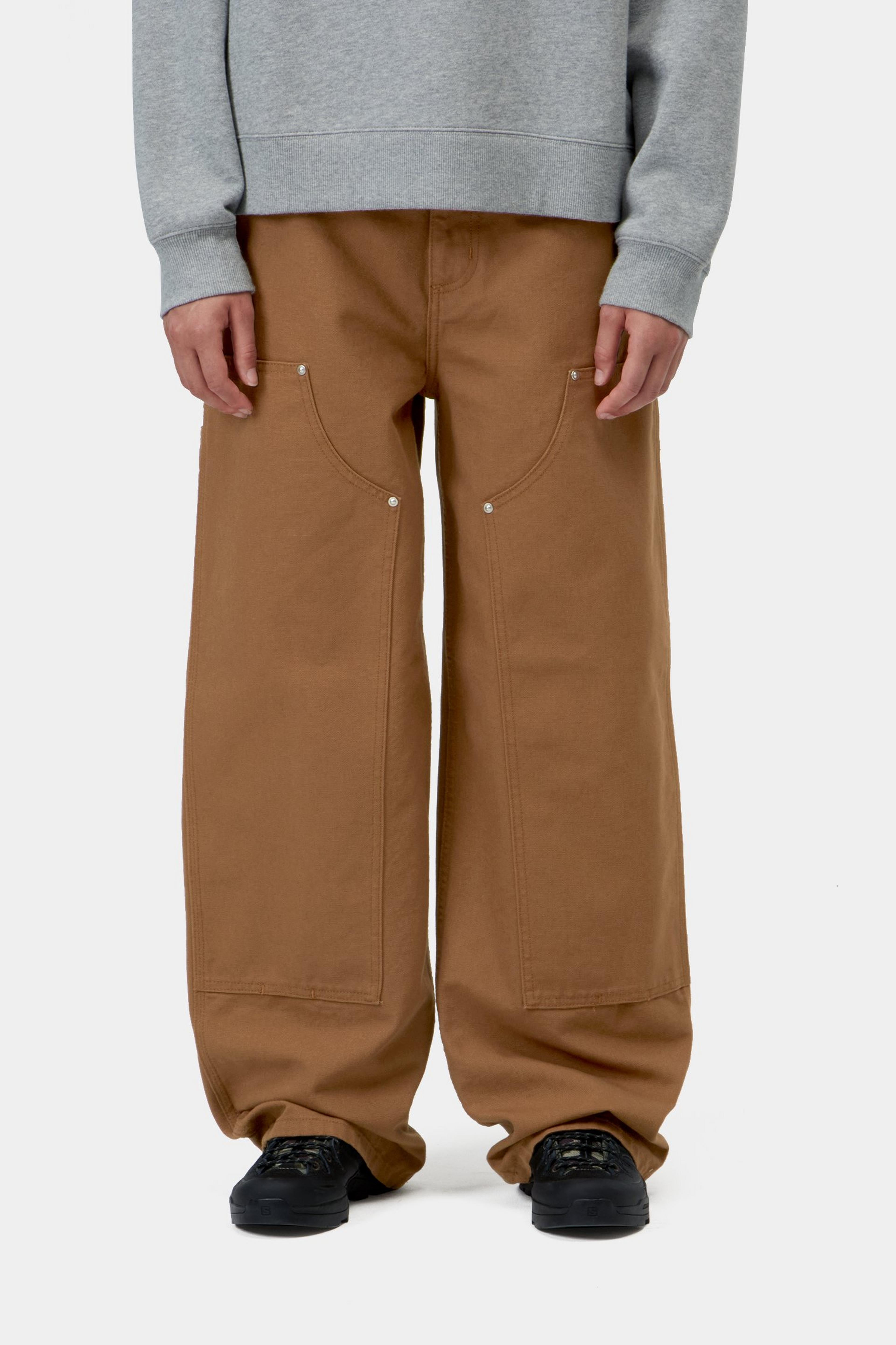 W' June Double Knee Pant - WIP H Brown, rinsed