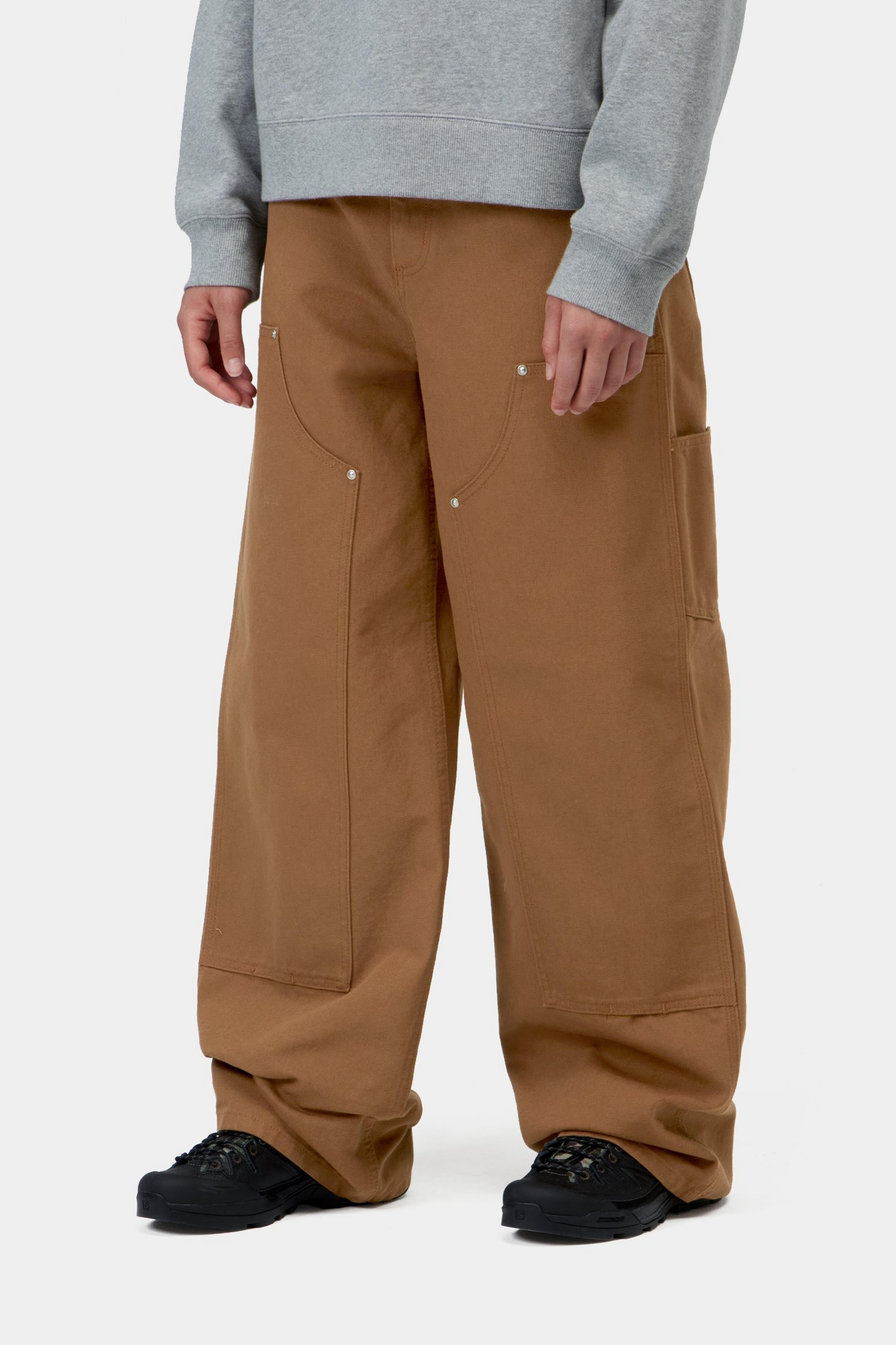 W' June Double Knee Pant - WIP H Brown, rinsed