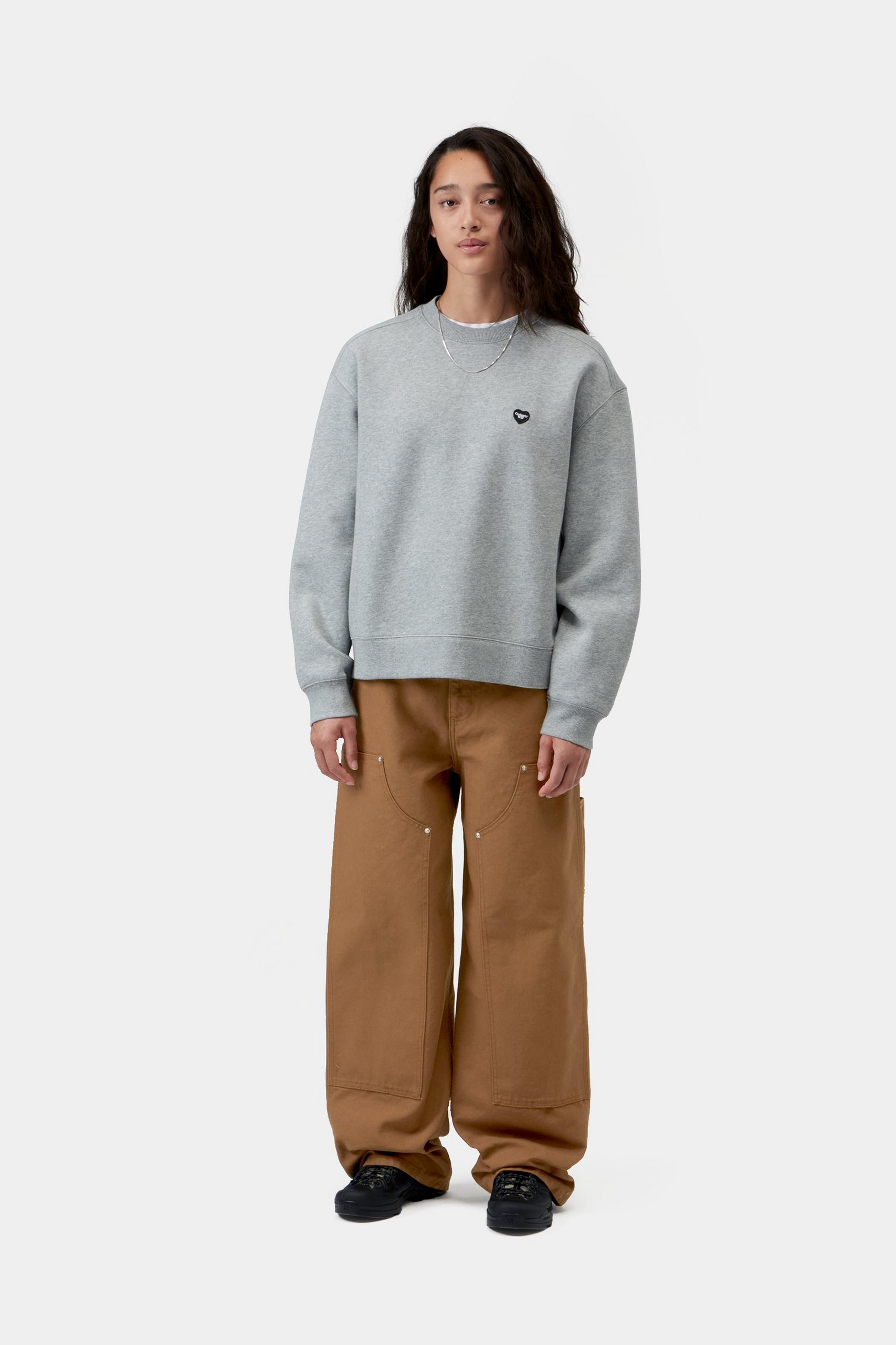 W' June Double Knee Pant - WIP H Brown, rinsed