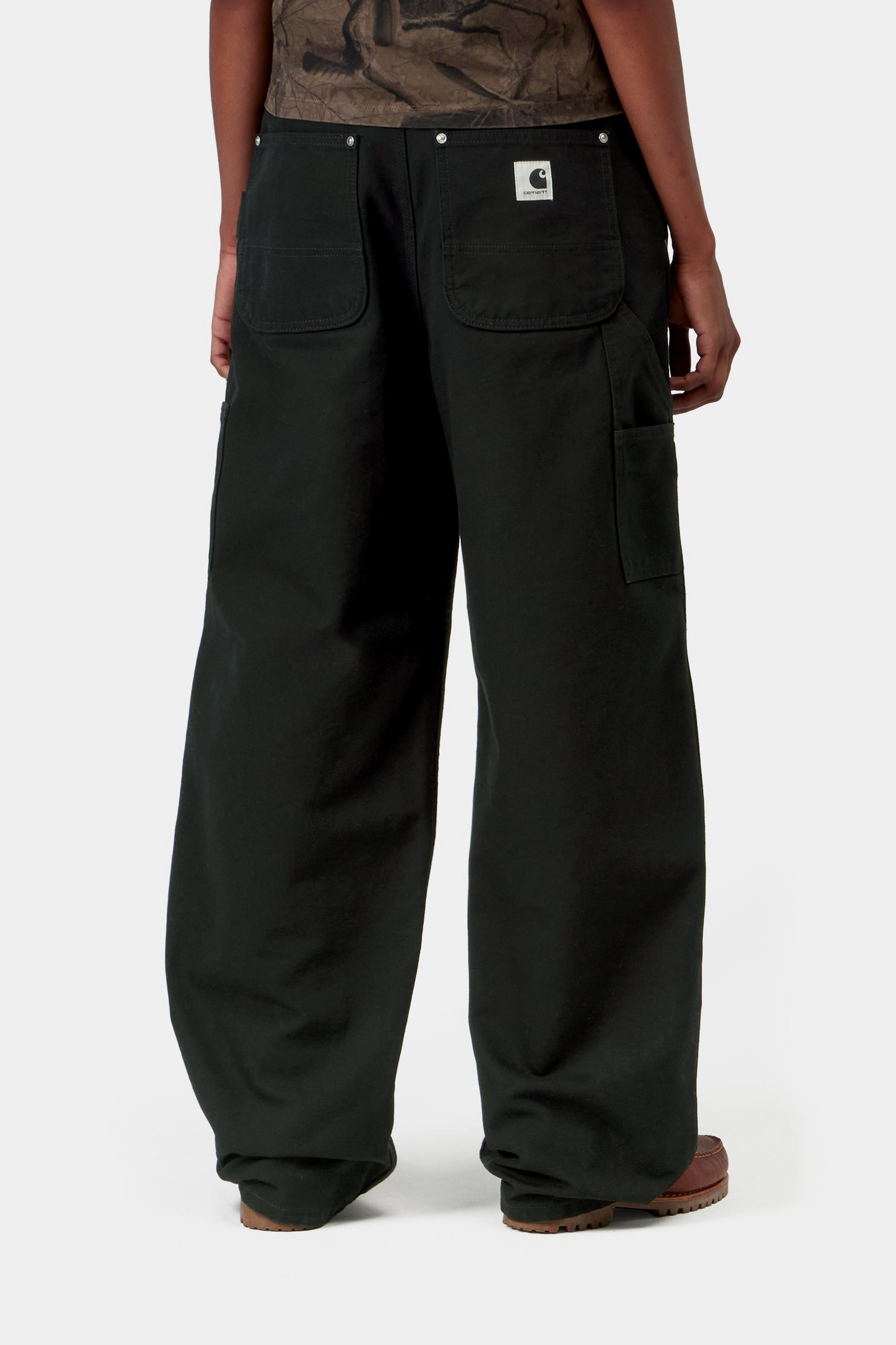W' June Double Knee Pant - Black (rinsed)