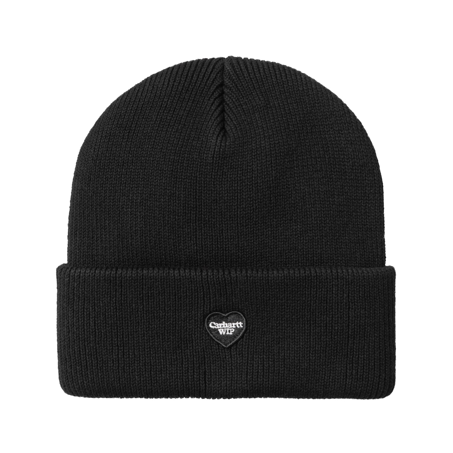 Small Heart Beanie - Black